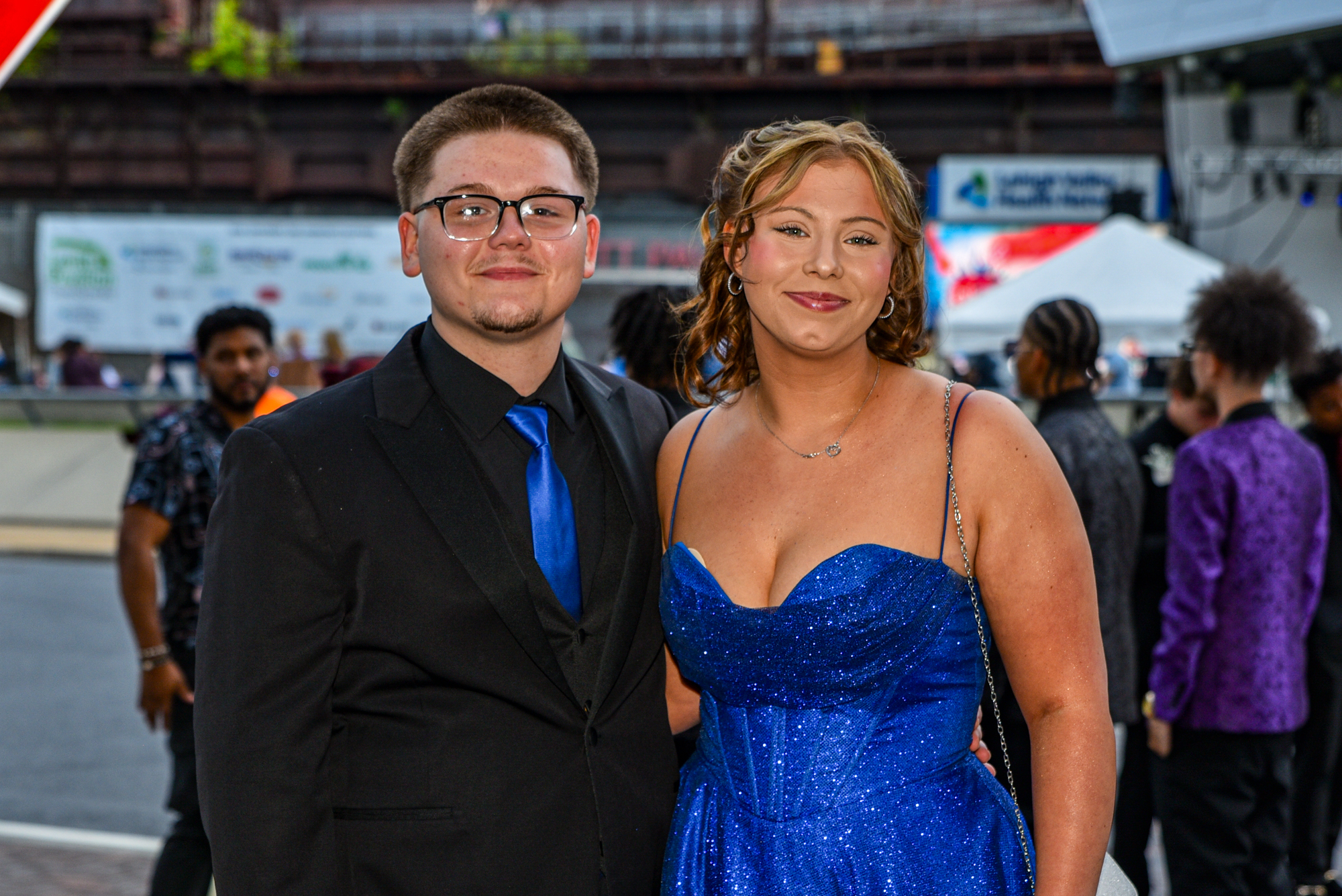Easton Area High School held its prom Saturday, May 16, at SteelStacks in Bethlehem. Students and their guests arrive to the big night. (Riley Gallagher/Christmas City Studio)
