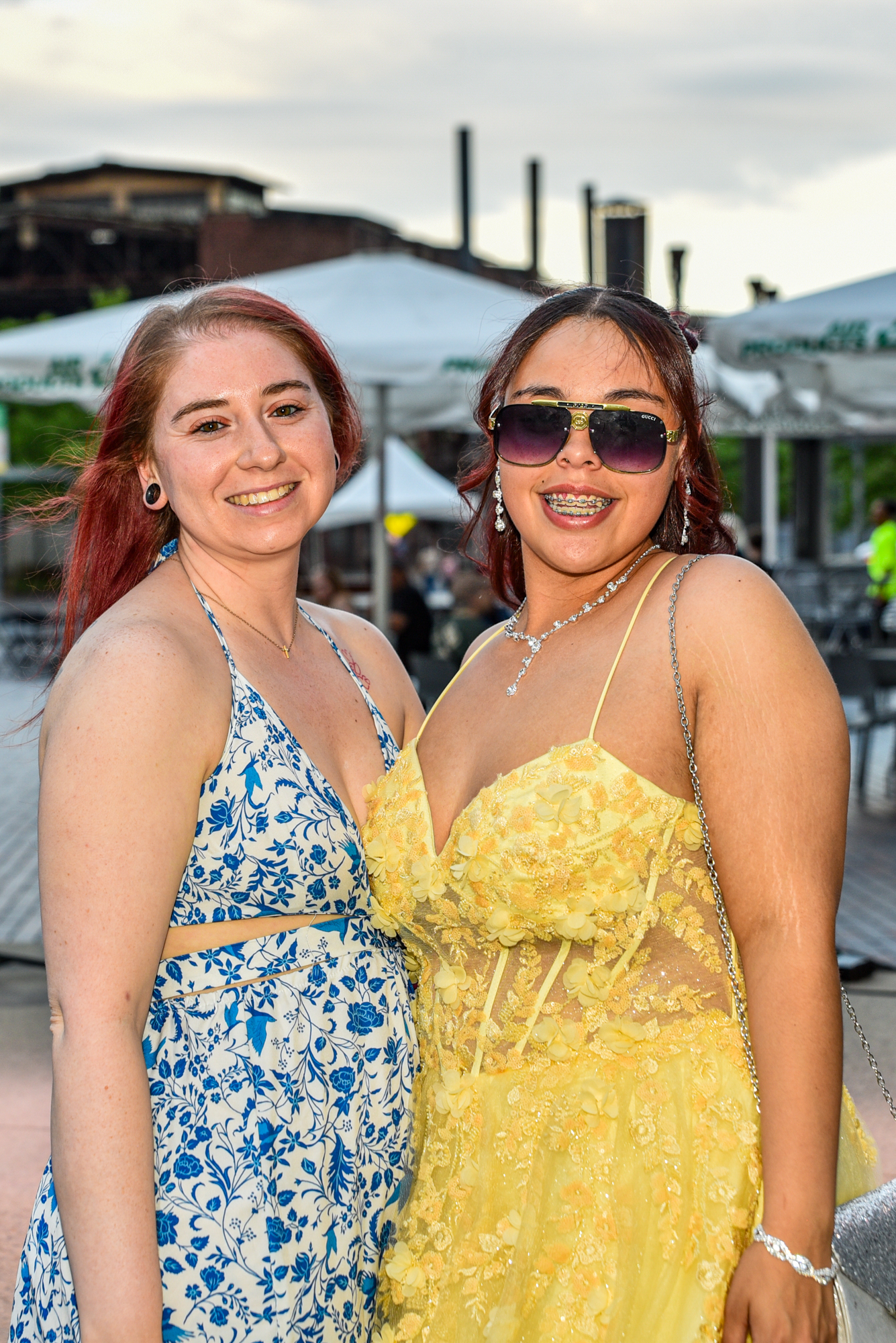 Easton Area High School held its prom Saturday, May 16, at SteelStacks in Bethlehem. Students and their guests arrive to the big night. (Riley Gallagher/Christmas City Studio)