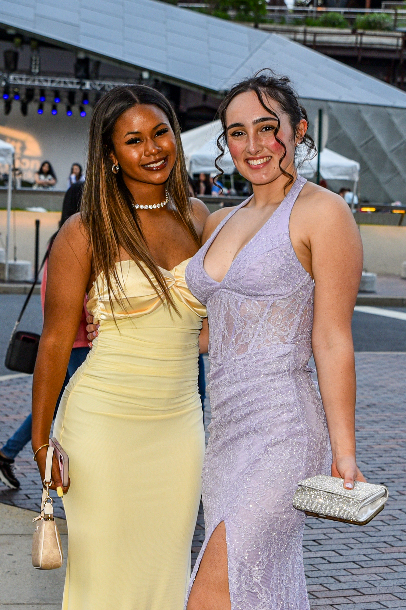 Easton Area High School held its prom Saturday, May 16, at SteelStacks in Bethlehem. Students and their guests arrive to the big night. (Riley Gallagher/Christmas City Studio)