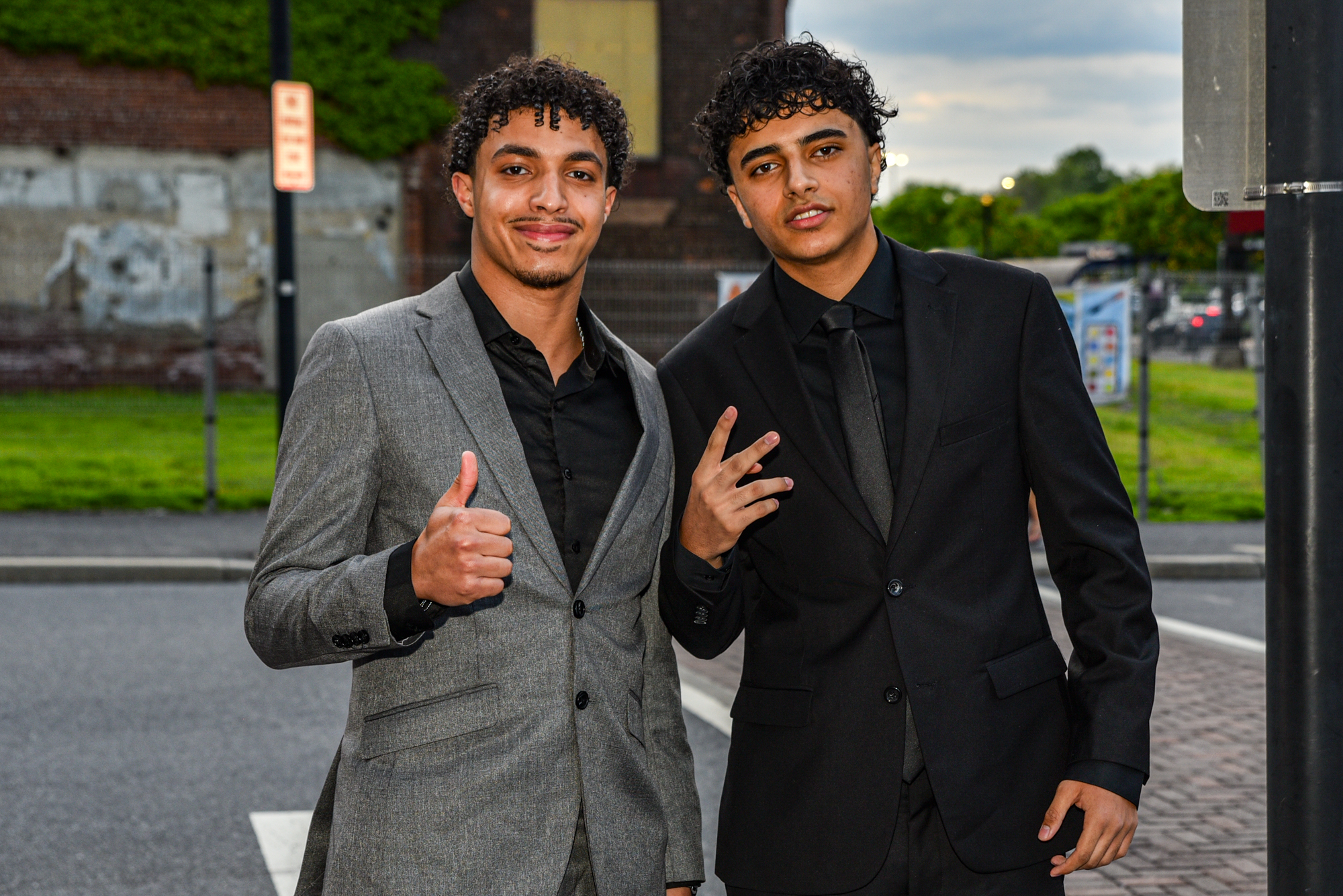 Easton Area High School held its prom Saturday, May 16, at SteelStacks in Bethlehem. Students and their guests arrive to the big night. (Riley Gallagher/Christmas City Studio)