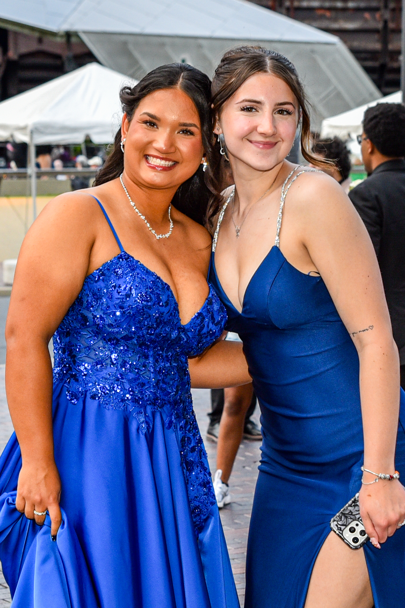 Easton Area High School held its prom Saturday, May 16, at SteelStacks in Bethlehem. Students and their guests arrive to the big night. (Riley Gallagher/Christmas City Studio)
