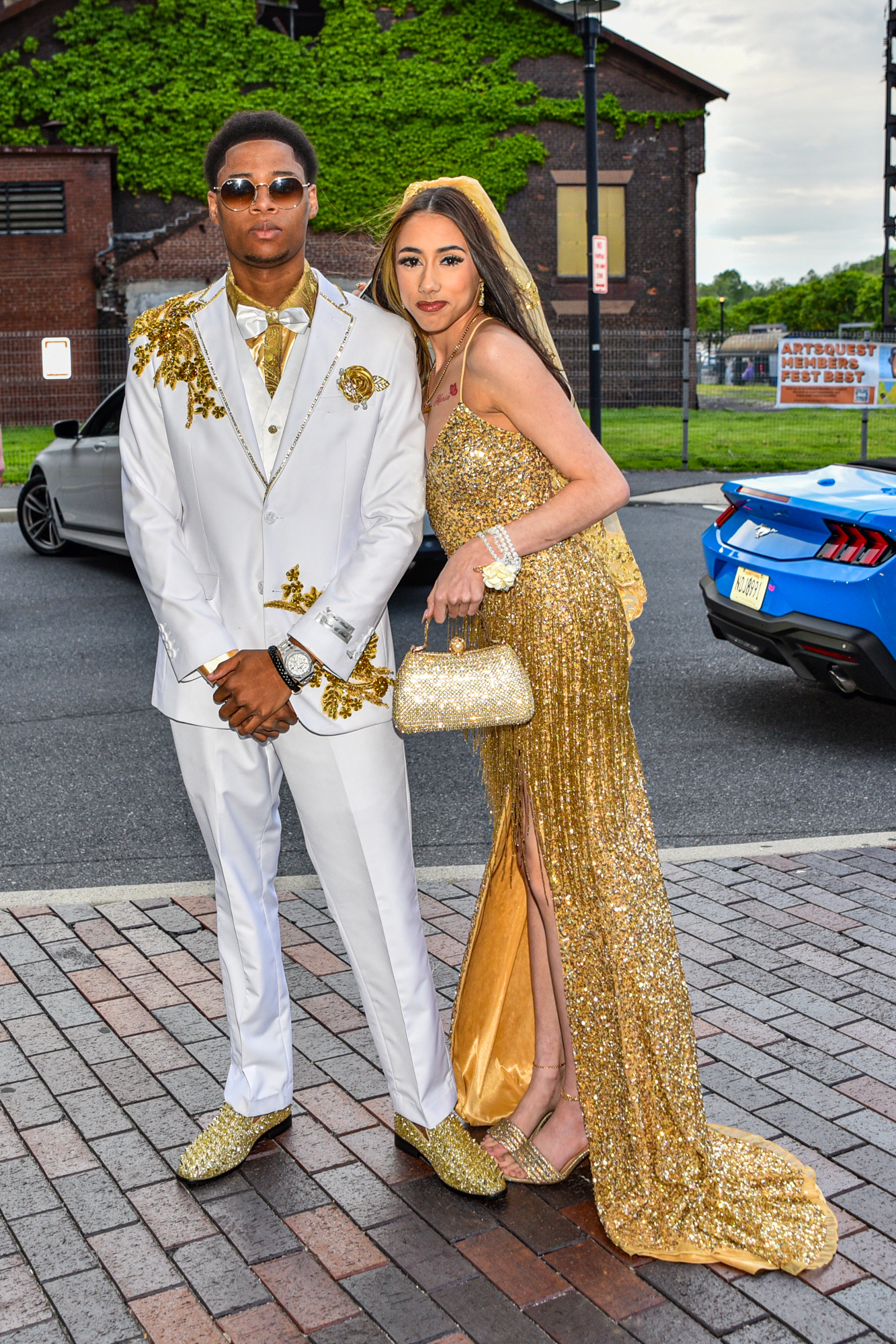 Easton Area High School held its prom Saturday, May 16, at SteelStacks in Bethlehem. Students and their guests arrive to the big night. (Riley Gallagher/Christmas City Studio)