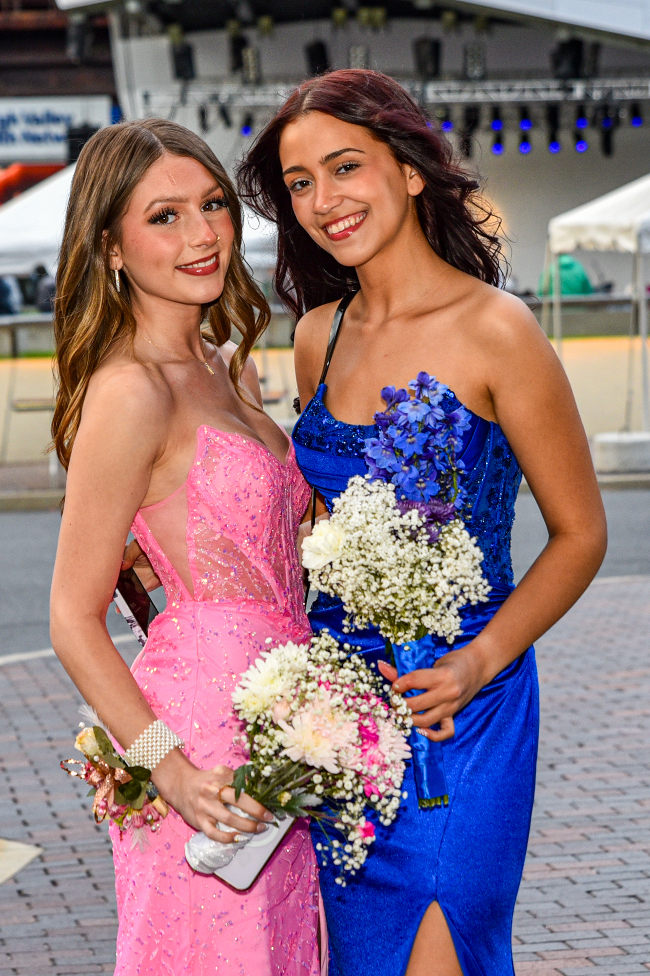 Easton Area High School held its prom Saturday, May 16, at SteelStacks in Bethlehem. Students and their guests arrive to the big night. (Riley Gallagher/Christmas City Studio)