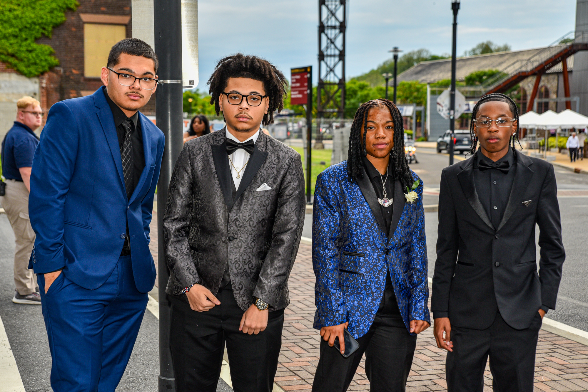 Easton Area High School held its prom Saturday, May 16, at SteelStacks in Bethlehem. Students and their guests arrive to the big night. (Riley Gallagher/Christmas City Studio)