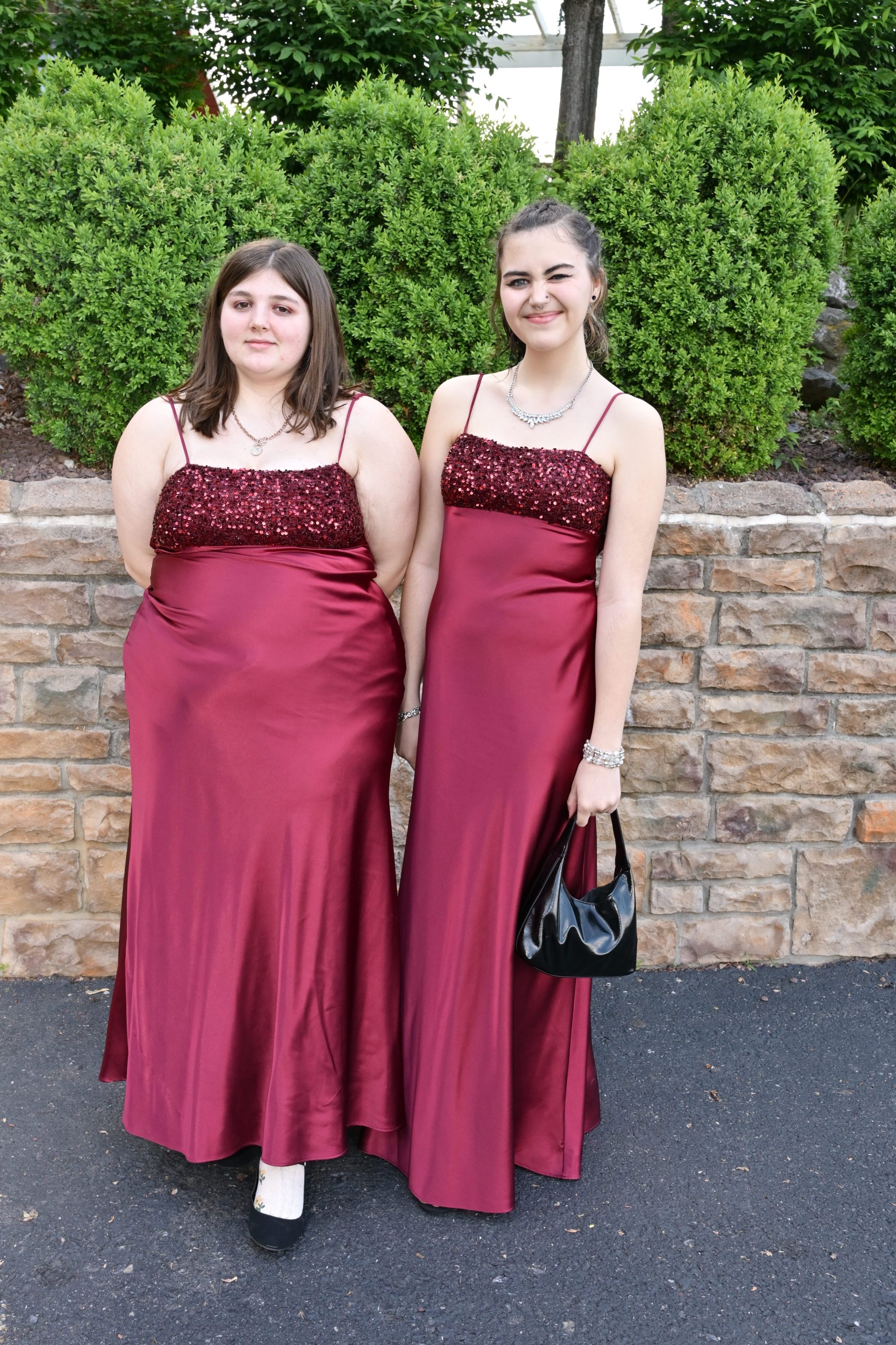 Emmaus High School held its senior prom Friday, May 8, 2026, at The Palace Center in Allentown. Students and their guests arrive to the big night. (April Gamiz/The Morning Call)