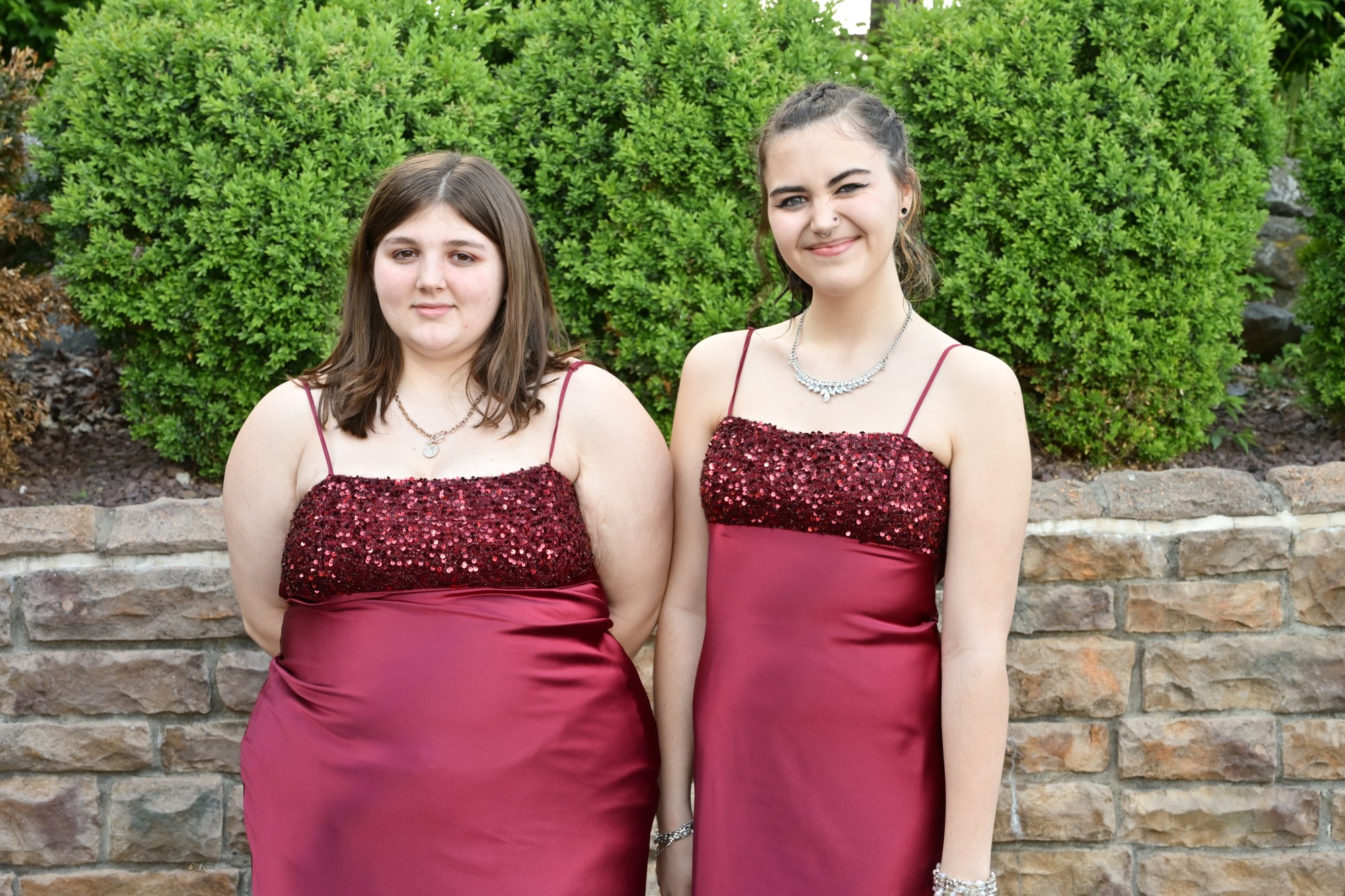 Emmaus High School held its senior prom Friday, May 8, 2026, at The Palace Center in Allentown. Students and their guests arrive to the big night. (April Gamiz/The Morning Call)