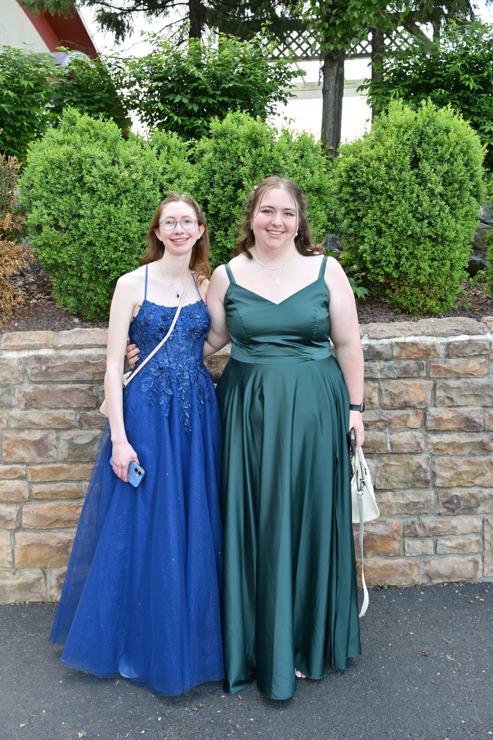 Emmaus High School held its senior prom Friday, May 8, 2026, at The Palace Center in Allentown. Students and their guests arrive to the big night. (April Gamiz/The Morning Call)