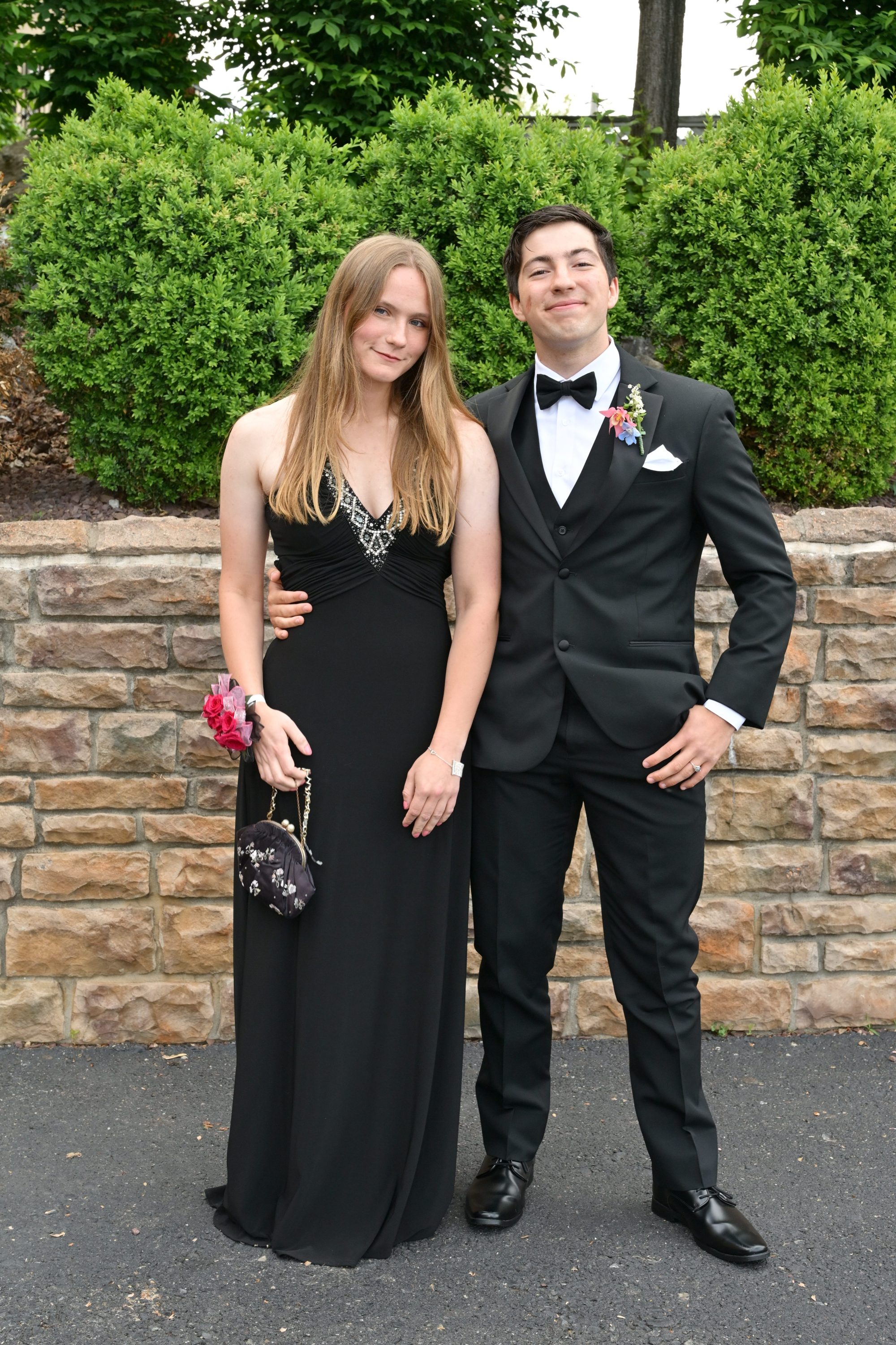 Emmaus High School held its senior prom Friday, May 8, 2026, at The Palace Center in Allentown. Students and their guests arrive to the big night. (April Gamiz/The Morning Call)