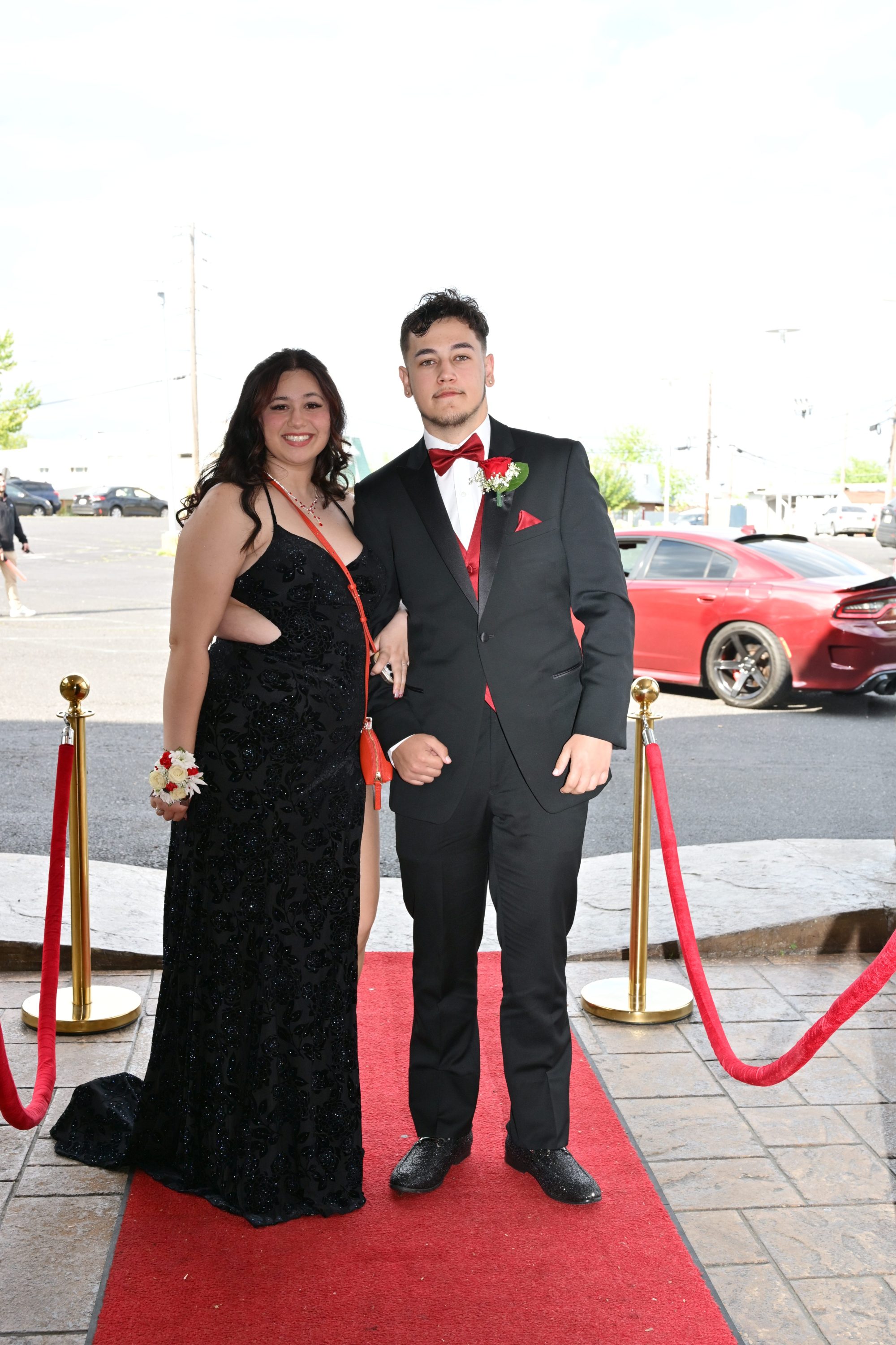 Emmaus High School held its senior prom Friday, May 8, 2026, at The Palace Center in Allentown. Students and their guests arrive to the big night. (April Gamiz/The Morning Call)