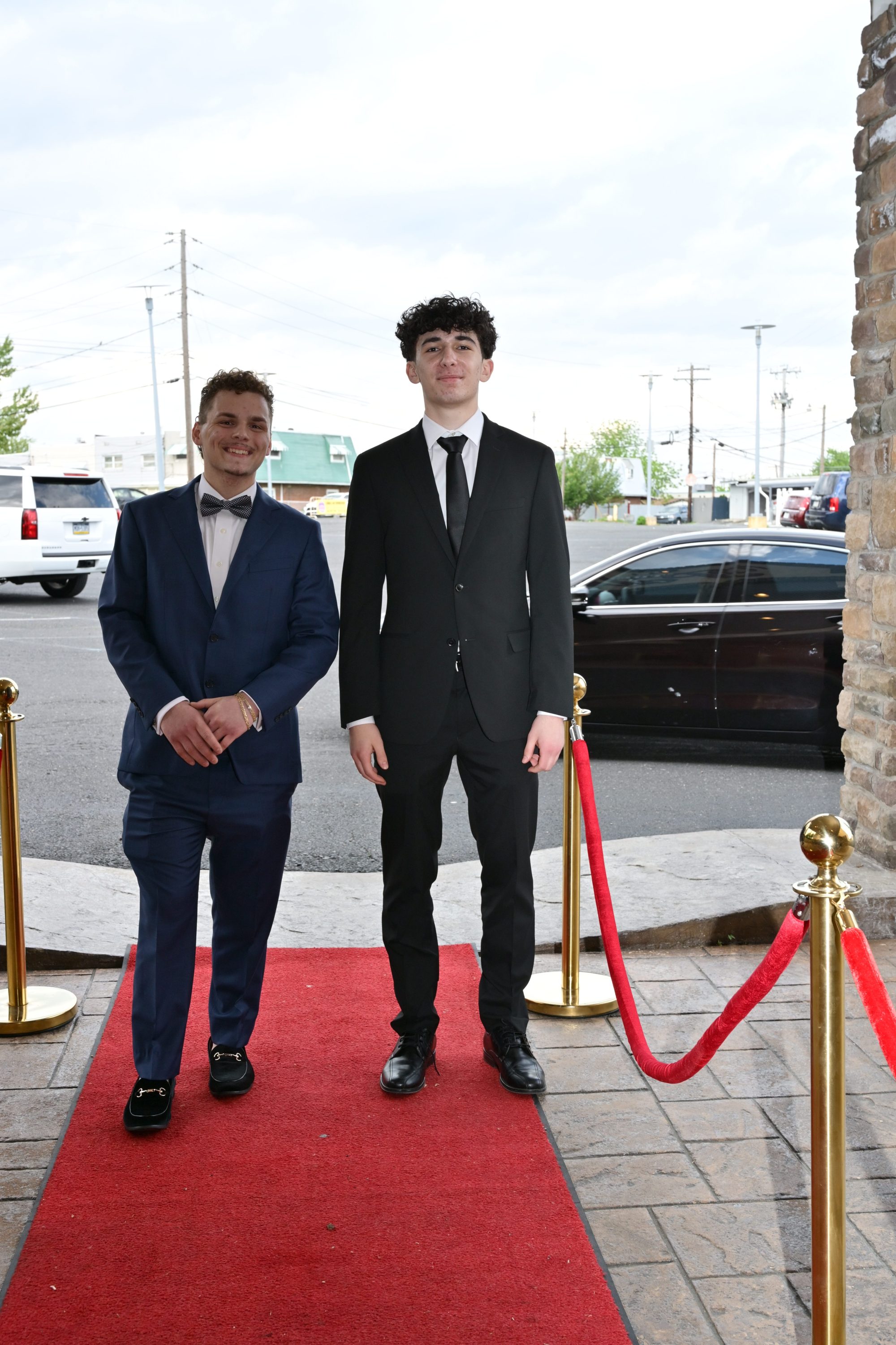 Emmaus High School held its senior prom Friday, May 8, 2026, at The Palace Center in Allentown. Students and their guests arrive to the big night. (April Gamiz/The Morning Call)