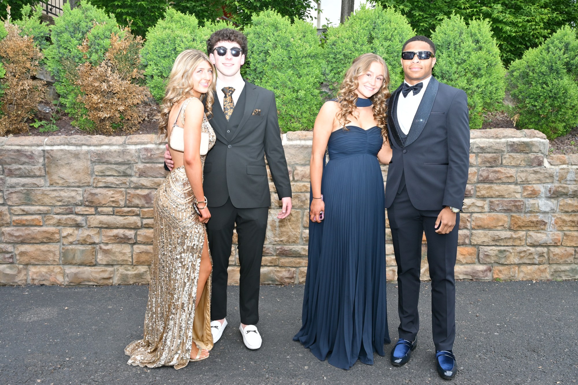 Emmaus High School held its senior prom Friday, May 8, 2026, at The Palace Center in Allentown. Students and their guests arrive to the big night. (April Gamiz/The Morning Call)
