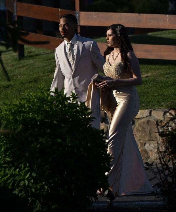 Executive Education Academy Charter School held its 2026 prom Friday, May 29, at The Club at Twin Lakes in North Whitehall Township. Students and their guests arrive to the big night. (Monica Cabrera/The Morning Call)