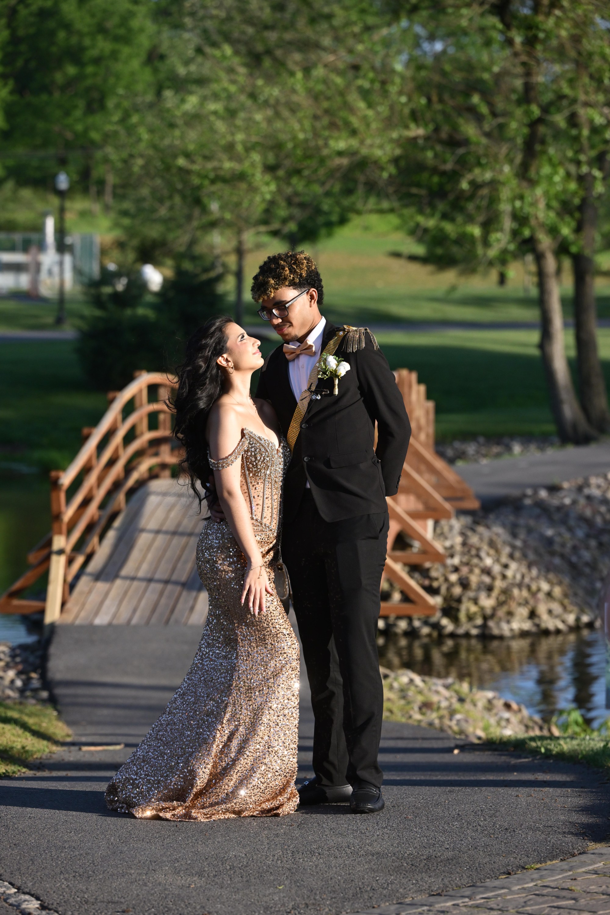 Executive Education Academy Charter School held its 2026 prom Friday, May 29, at The Club at Twin Lakes in North Whitehall Township. Students and their guests arrive to the big night. (Monica Cabrera/The Morning Call)