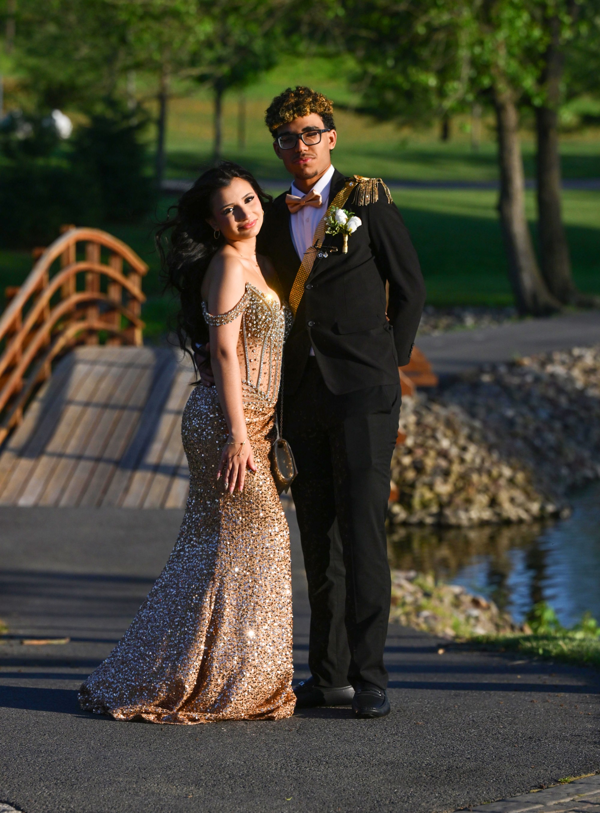 Executive Education Academy Charter School held its 2026 prom Friday, May 29, at The Club at Twin Lakes in North Whitehall Township. Students and their guests arrive to the big night. (Monica Cabrera/The Morning Call)