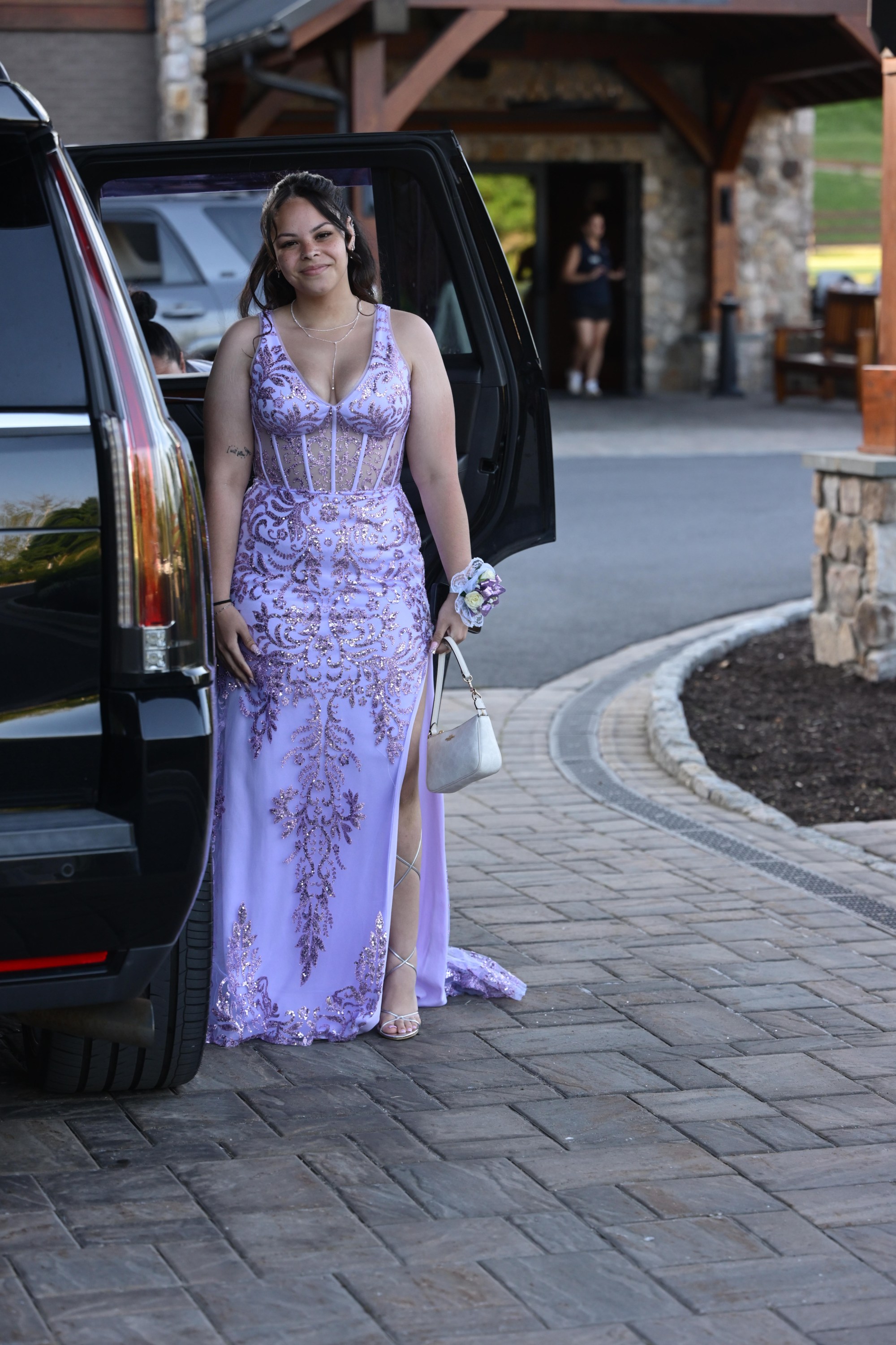 Executive Education Academy Charter School held its 2026 prom Friday, May 29, at The Club at Twin Lakes in North Whitehall Township. Students and their guests arrive to the big night. (Monica Cabrera/The Morning Call)