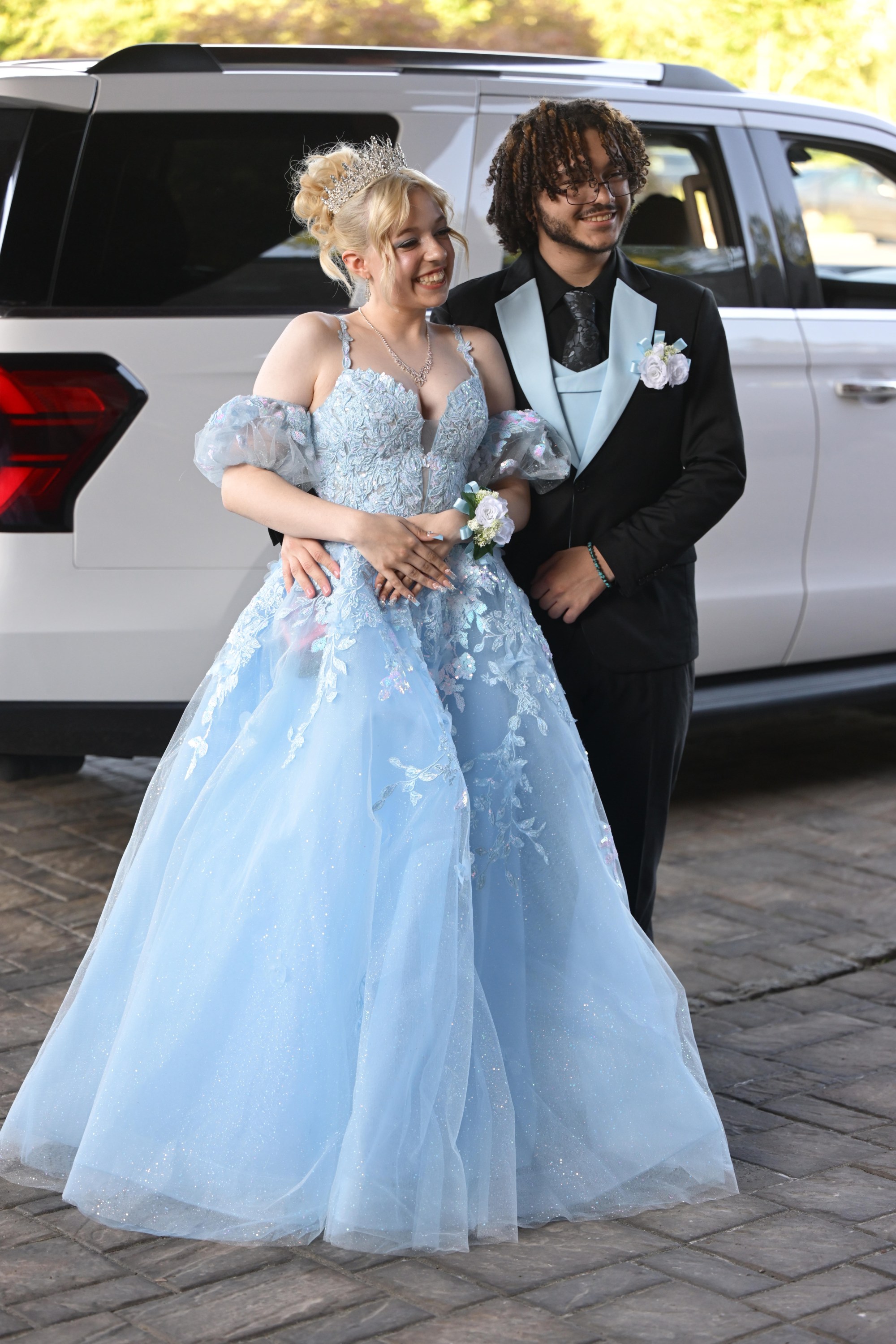 Executive Education Academy Charter School held its 2026 prom Friday, May 29, at The Club at Twin Lakes in North Whitehall Township. Students and their guests arrive to the big night. (Monica Cabrera/The Morning Call)