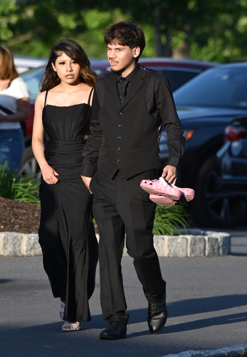 Executive Education Academy Charter School held its 2026 prom Friday, May 29, at The Club at Twin Lakes in North Whitehall Township. Students and their guests arrive to the big night. (Monica Cabrera/The Morning Call)