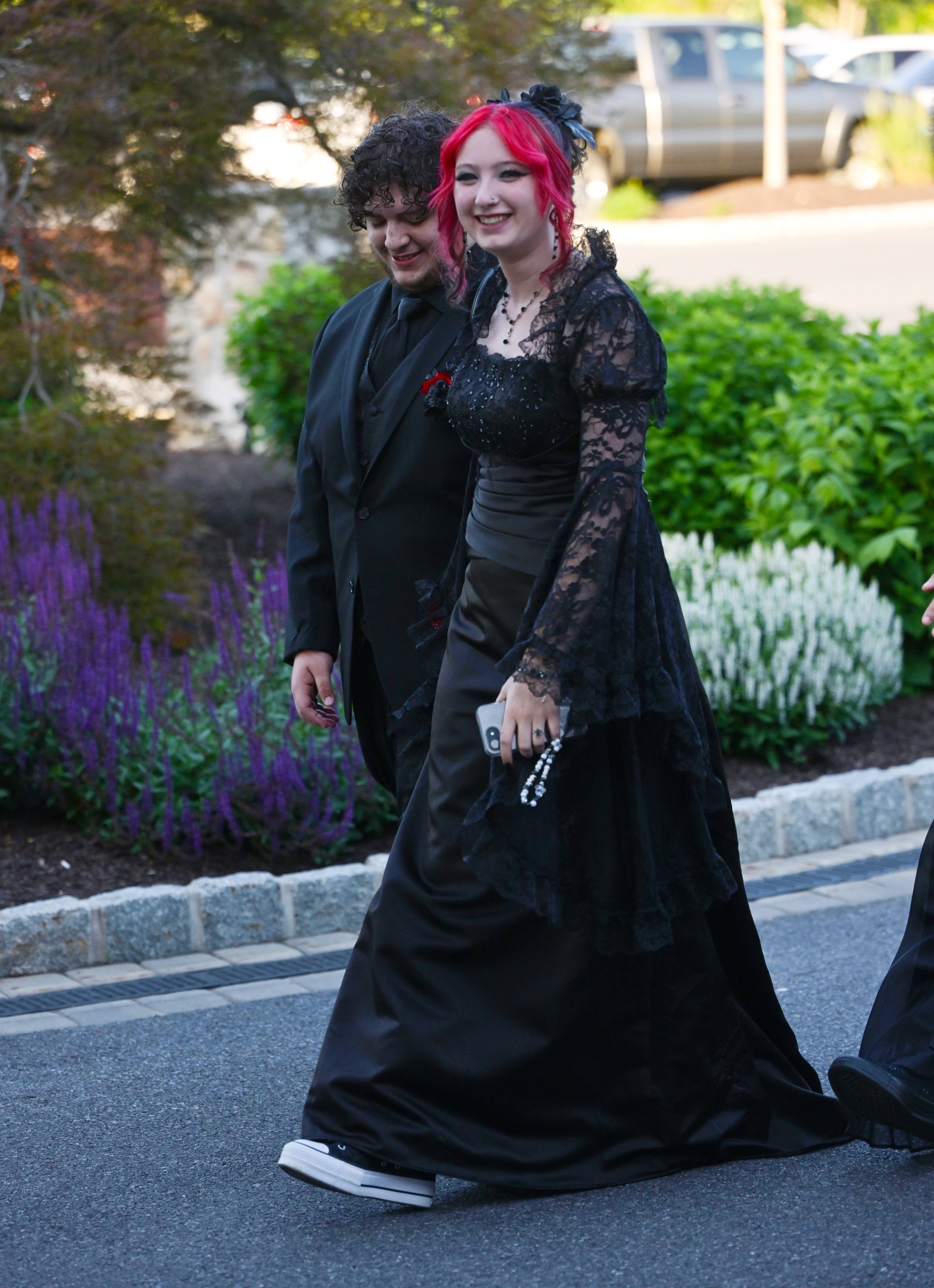 Executive Education Academy Charter School held its 2026 prom Friday, May 29, at The Club at Twin Lakes in North Whitehall Township. Students and their guests arrive to the big night. (Monica Cabrera/The Morning Call)