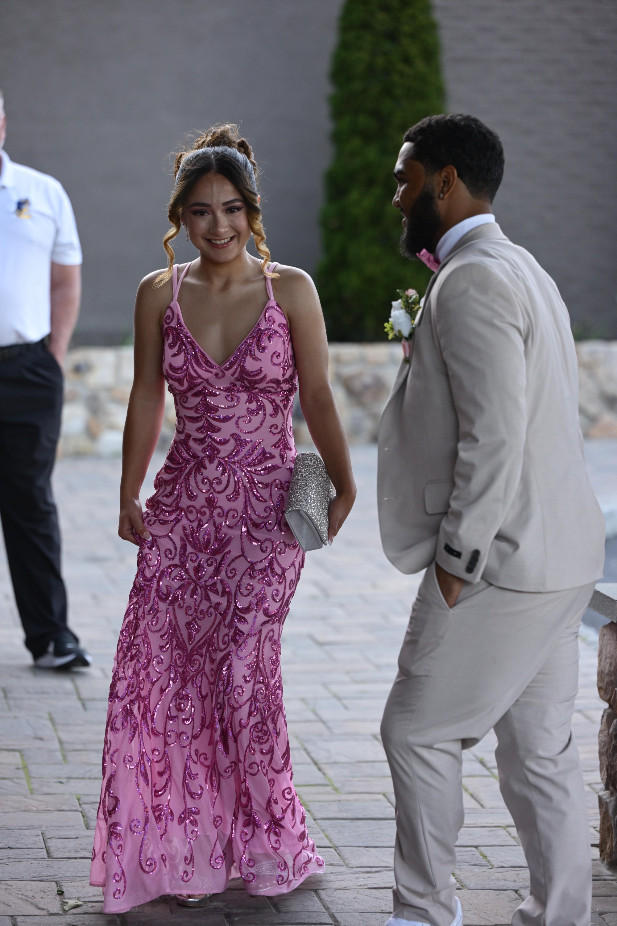 Executive Education Academy Charter School held its 2026 prom Friday, May 29, at The Club at Twin Lakes in North Whitehall Township. Students and their guests arrive to the big night. (Monica Cabrera/The Morning Call)