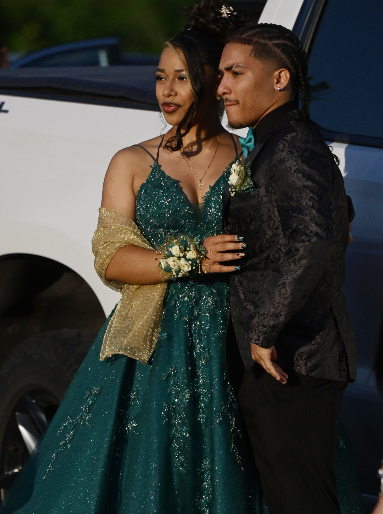 Executive Education Academy Charter School held its 2026 prom Friday, May 29, at The Club at Twin Lakes in North Whitehall Township. Students and their guests arrive to the big night. (Monica Cabrera/The Morning Call)