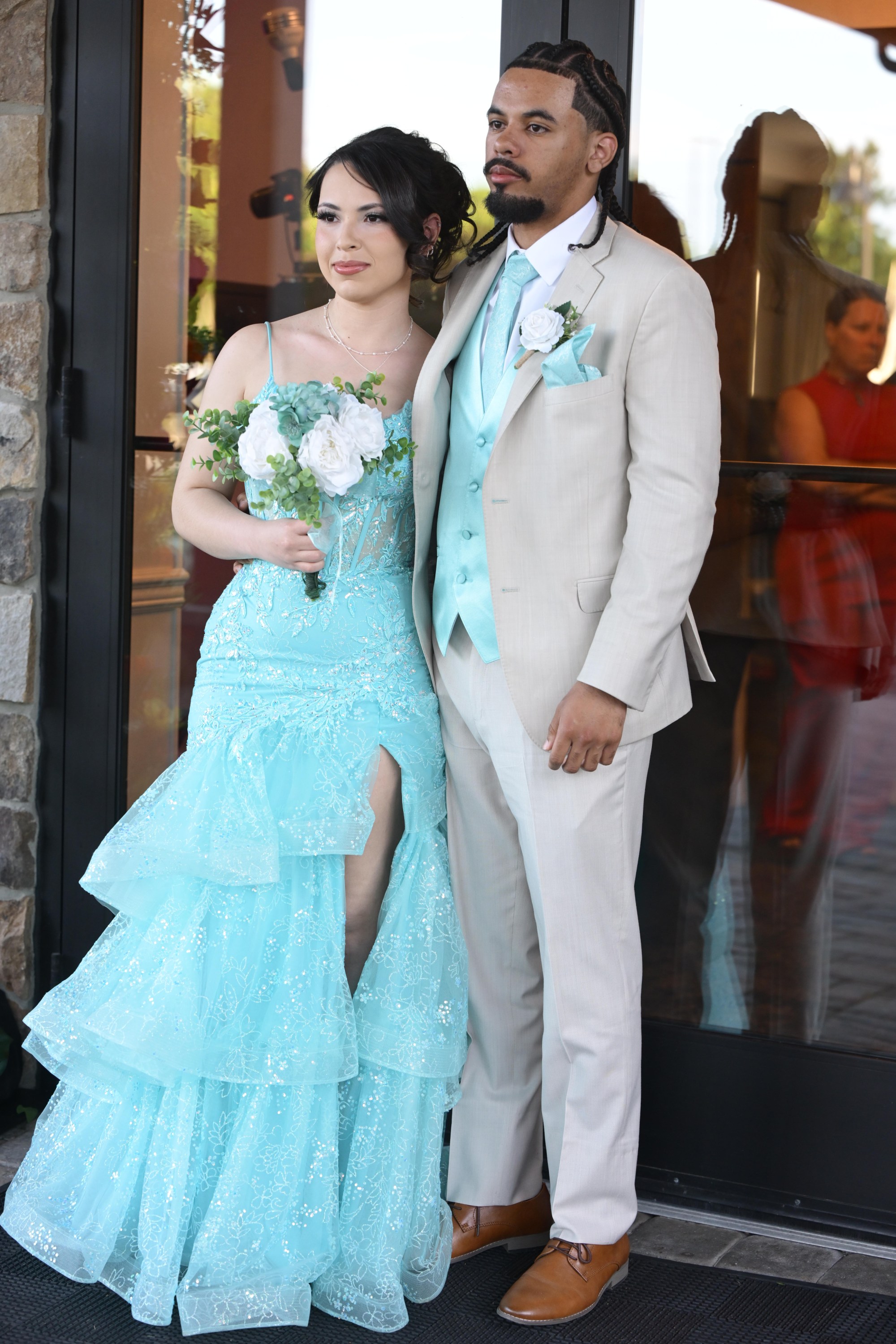 Executive Education Academy Charter School held its 2026 prom Friday, May 29, at The Club at Twin Lakes in North Whitehall Township. Students and their guests arrive to the big night. (Monica Cabrera/The Morning Call)
