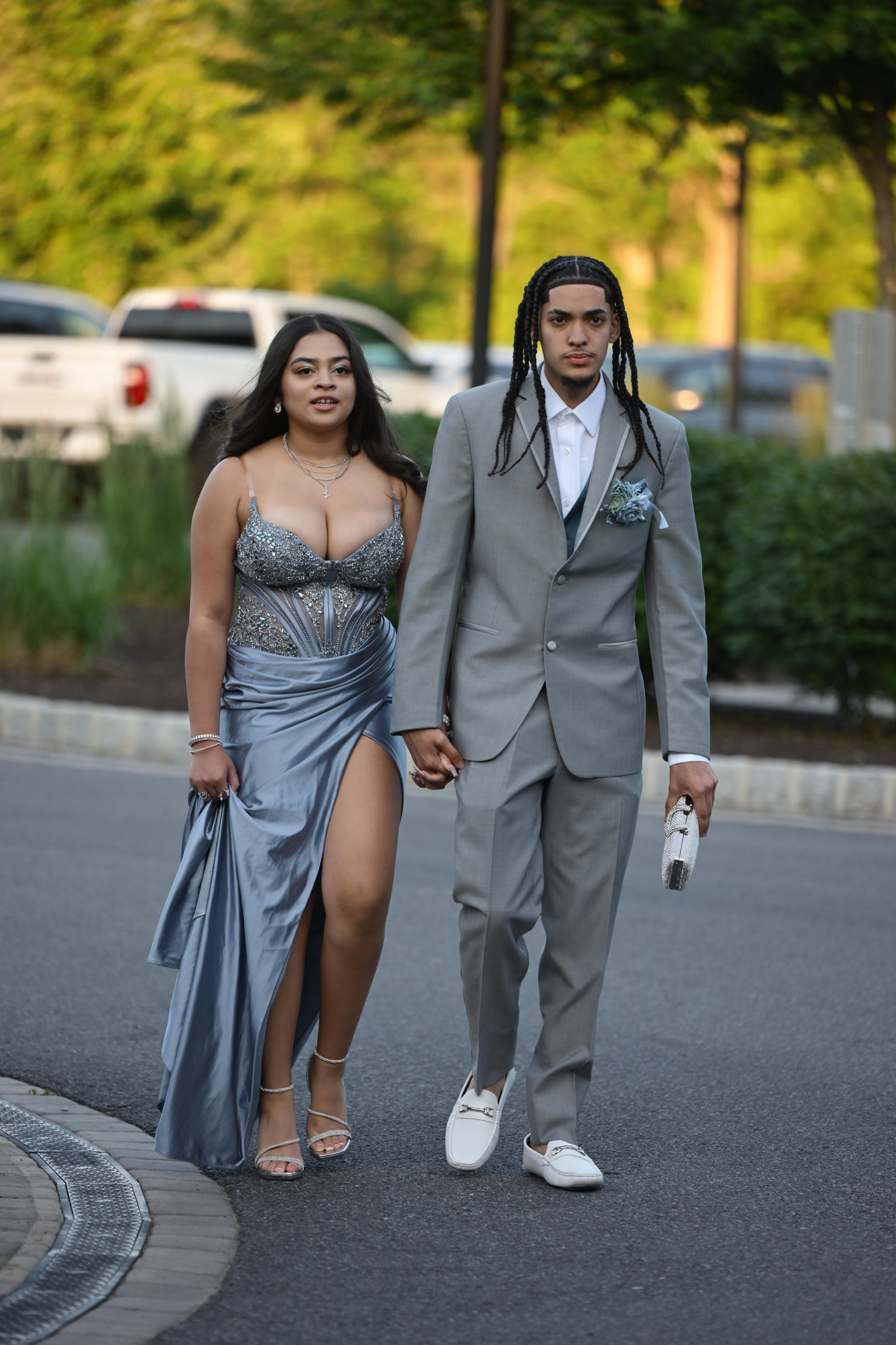 Executive Education Academy Charter School held its 2026 prom Friday, May 29, at The Club at Twin Lakes in North Whitehall Township. Students and their guests arrive to the big night. (Monica Cabrera/The Morning Call)