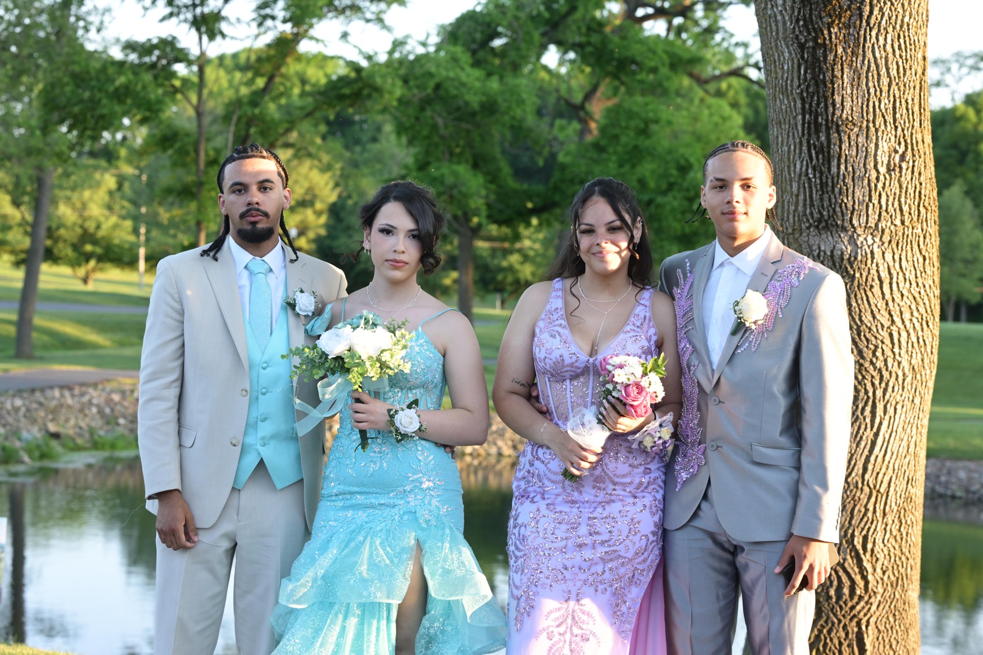 Executive Education Academy Charter School held its 2026 prom Friday, May 29, at The Club at Twin Lakes in North Whitehall Township. Students and their guests arrive to the big night. (Monica Cabrera/The Morning Call)