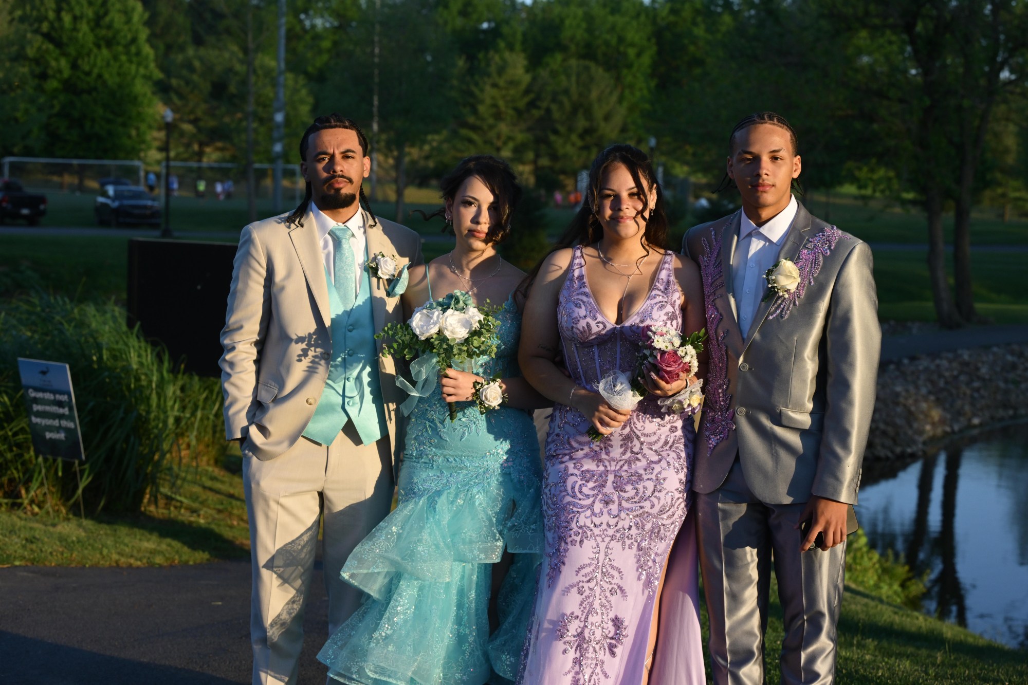 Executive Education Academy Charter School held its 2026 prom Friday, May 29, at The Club at Twin Lakes in North Whitehall Township. Students and their guests arrive to the big night. (Monica Cabrera/The Morning Call)