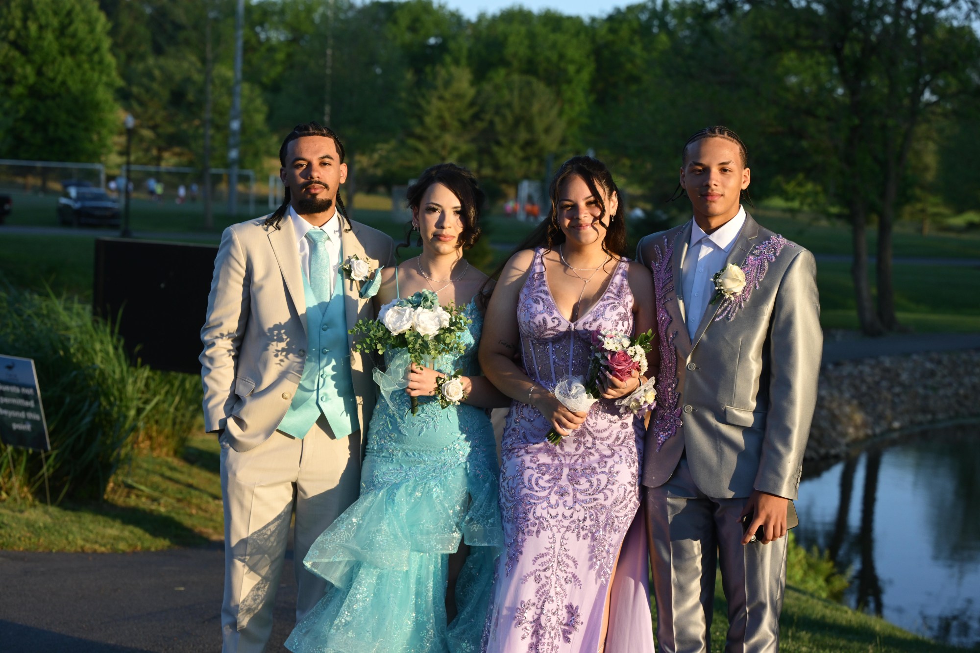 Executive Education Academy Charter School held its 2026 prom Friday, May 29, at The Club at Twin Lakes in North Whitehall Township. Students and their guests arrive to the big night. (Monica Cabrera/The Morning Call)
