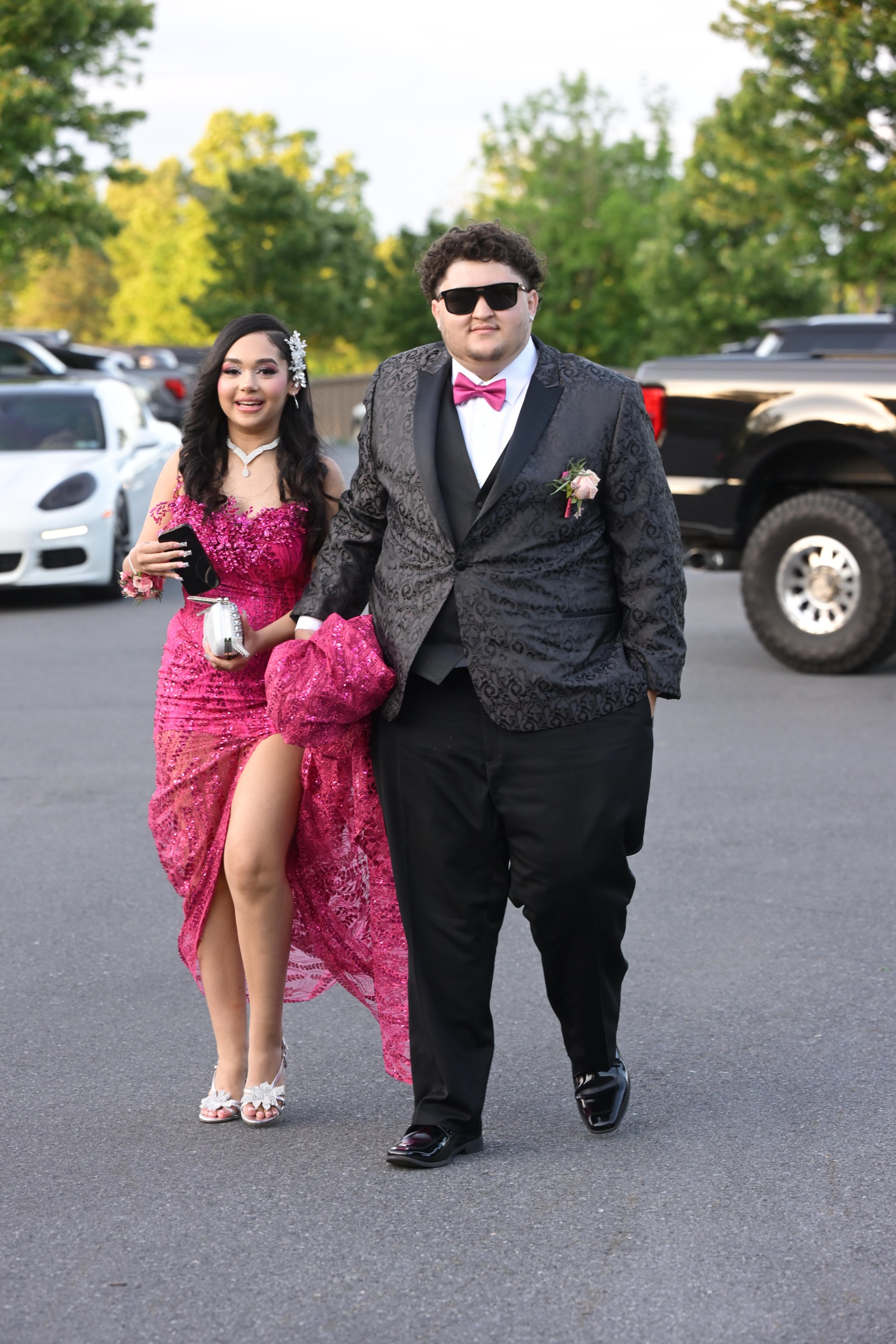 Executive Education Academy Charter School held its 2026 prom Friday, May 29, at The Club at Twin Lakes in North Whitehall Township. Students and their guests arrive to the big night. (Monica Cabrera/The Morning Call)