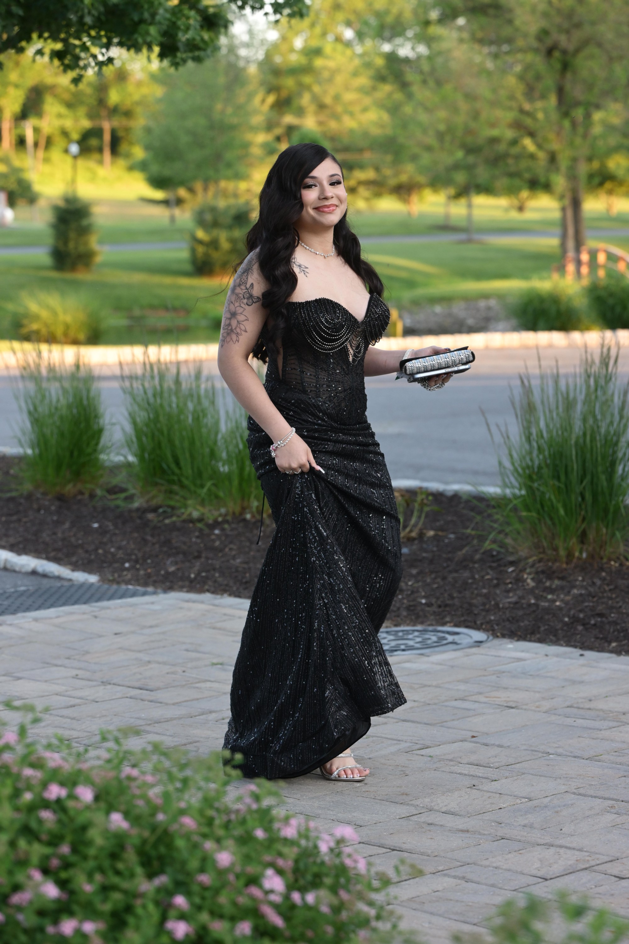 Executive Education Academy Charter School held its 2026 prom Friday, May 29, at The Club at Twin Lakes in North Whitehall Township. Students and their guests arrive to the big night. (Monica Cabrera/The Morning Call)