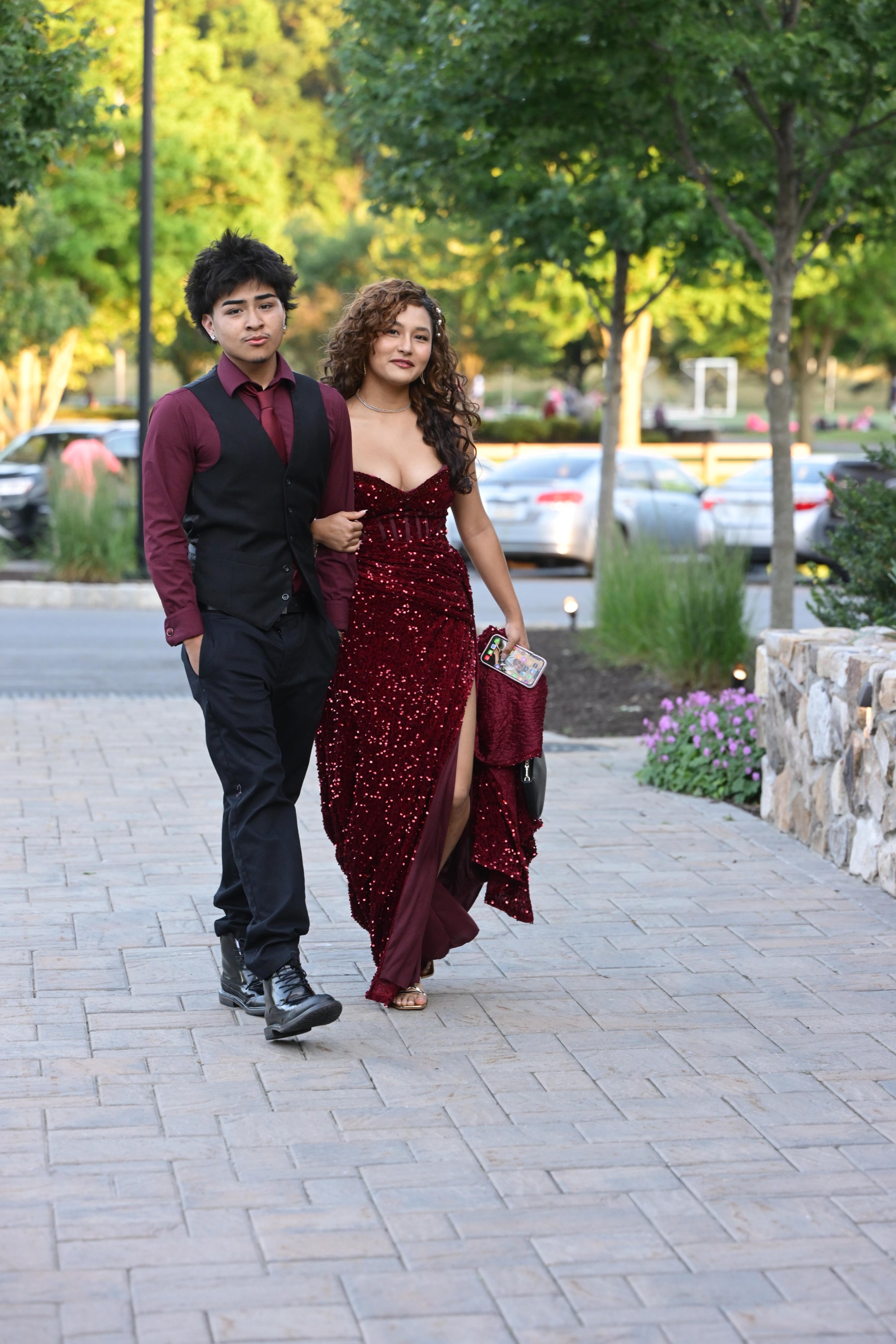 Executive Education Academy Charter School held its 2026 prom Friday, May 29, at The Club at Twin Lakes in North Whitehall Township. Students and their guests arrive to the big night. (Monica Cabrera/The Morning Call)