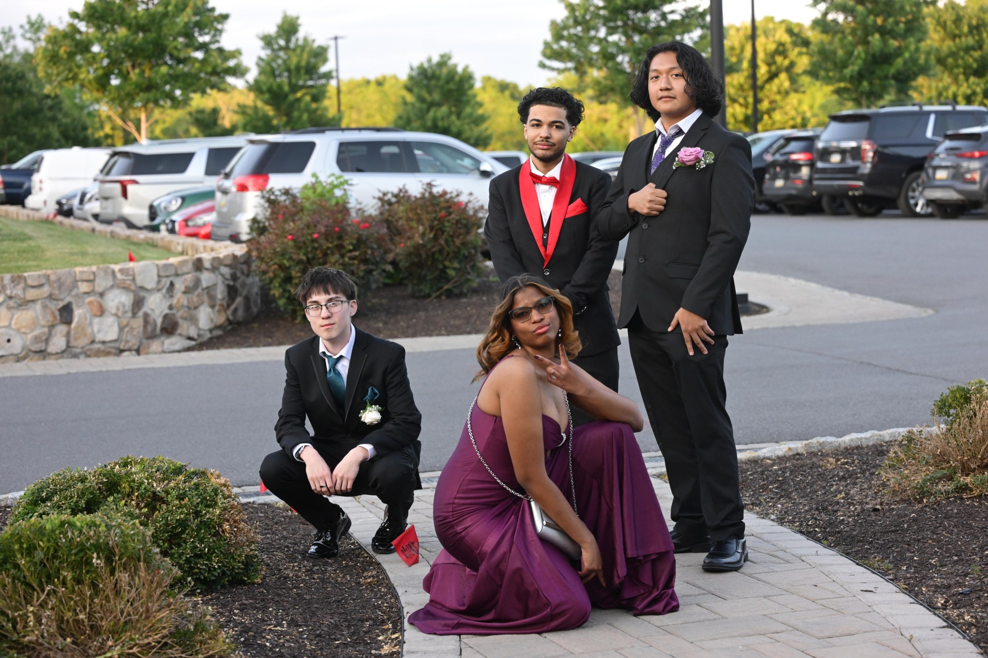 Executive Education Academy Charter School held its 2026 prom Friday, May 29, at The Club at Twin Lakes in North Whitehall Township. Students and their guests arrive to the big night. (Monica Cabrera/The Morning Call)