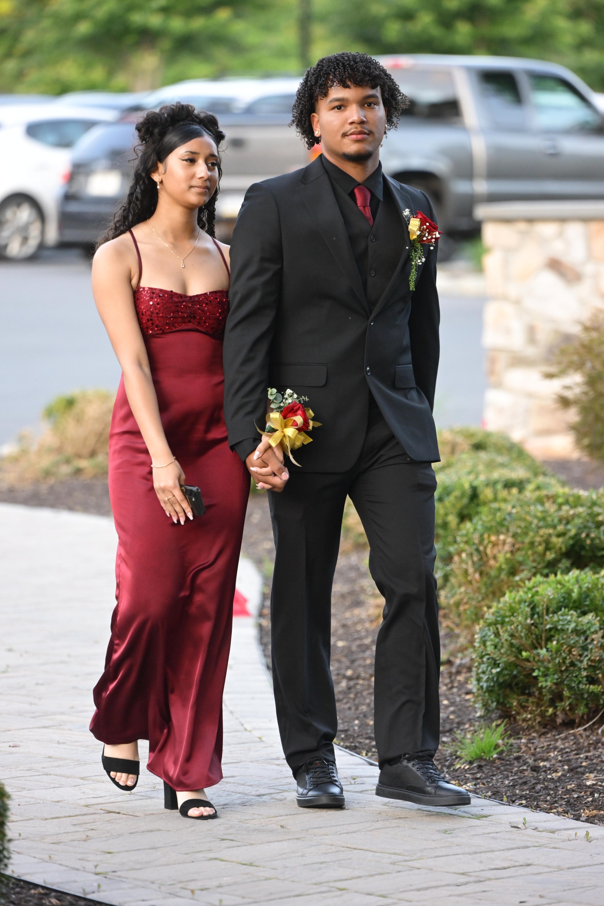 Executive Education Academy Charter School held its 2026 prom Friday, May 29, at The Club at Twin Lakes in North Whitehall Township. Students and their guests arrive to the big night. (Monica Cabrera/The Morning Call)