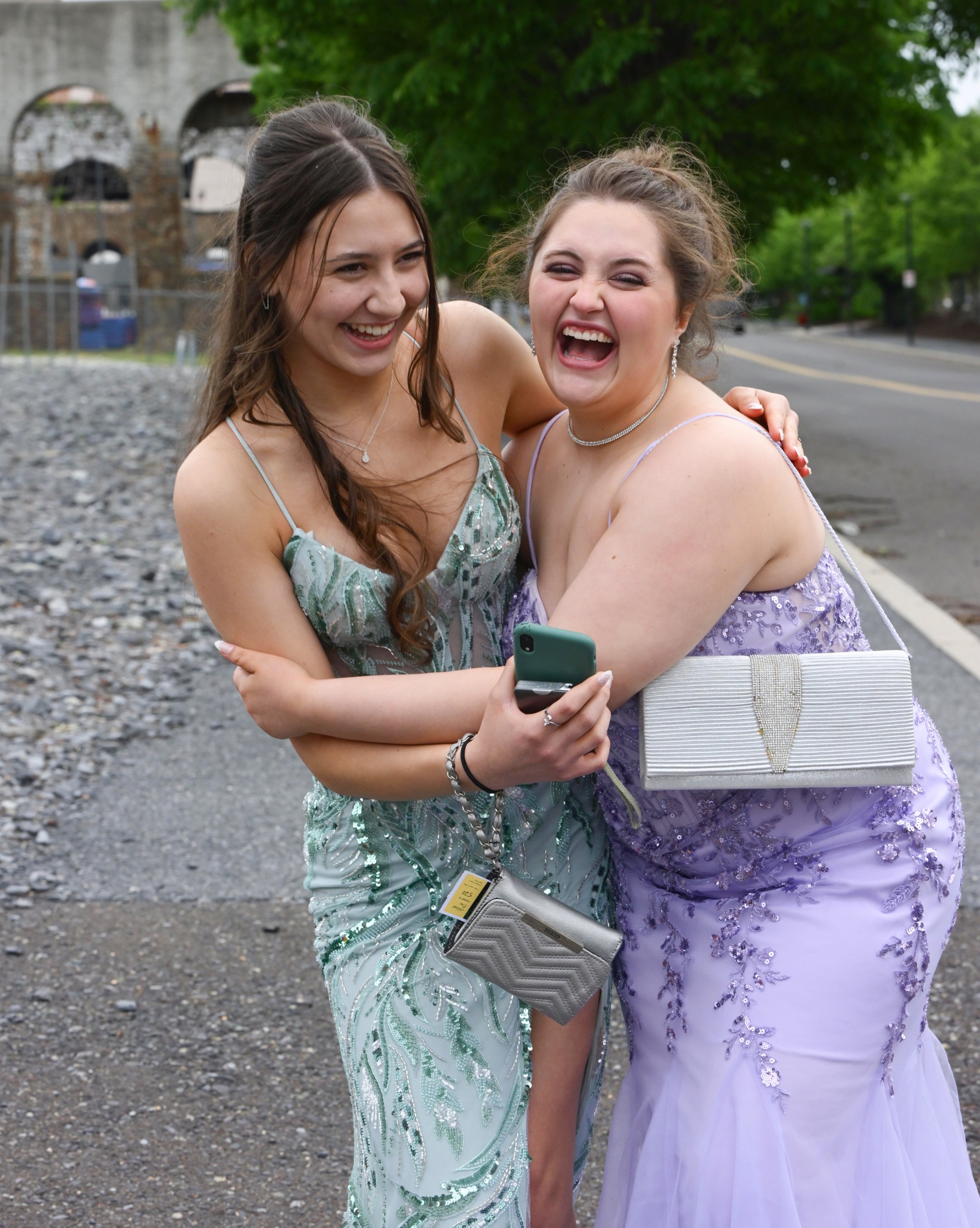 Freedom High School held its 2026 prom Friday, May 22, at SteelStacks in Bethlehem. Students and their guests arrive to the big night. (Monica Cabrera/The Morning Call)