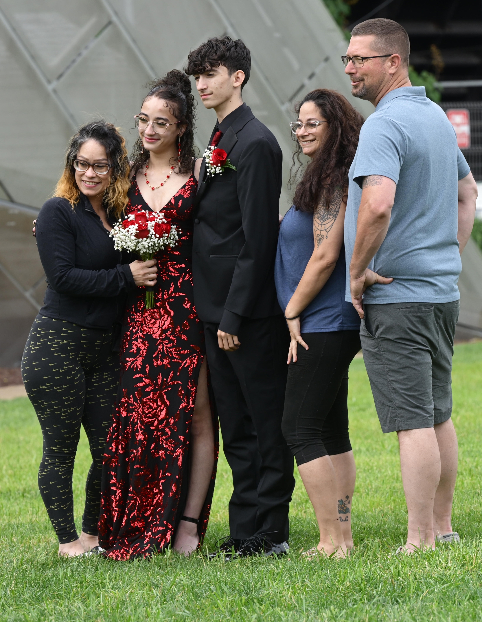Freedom High School held its 2026 prom Friday, May 22, at SteelStacks in Bethlehem. Students and their guests arrive to the big night. (Monica Cabrera/The Morning Call)