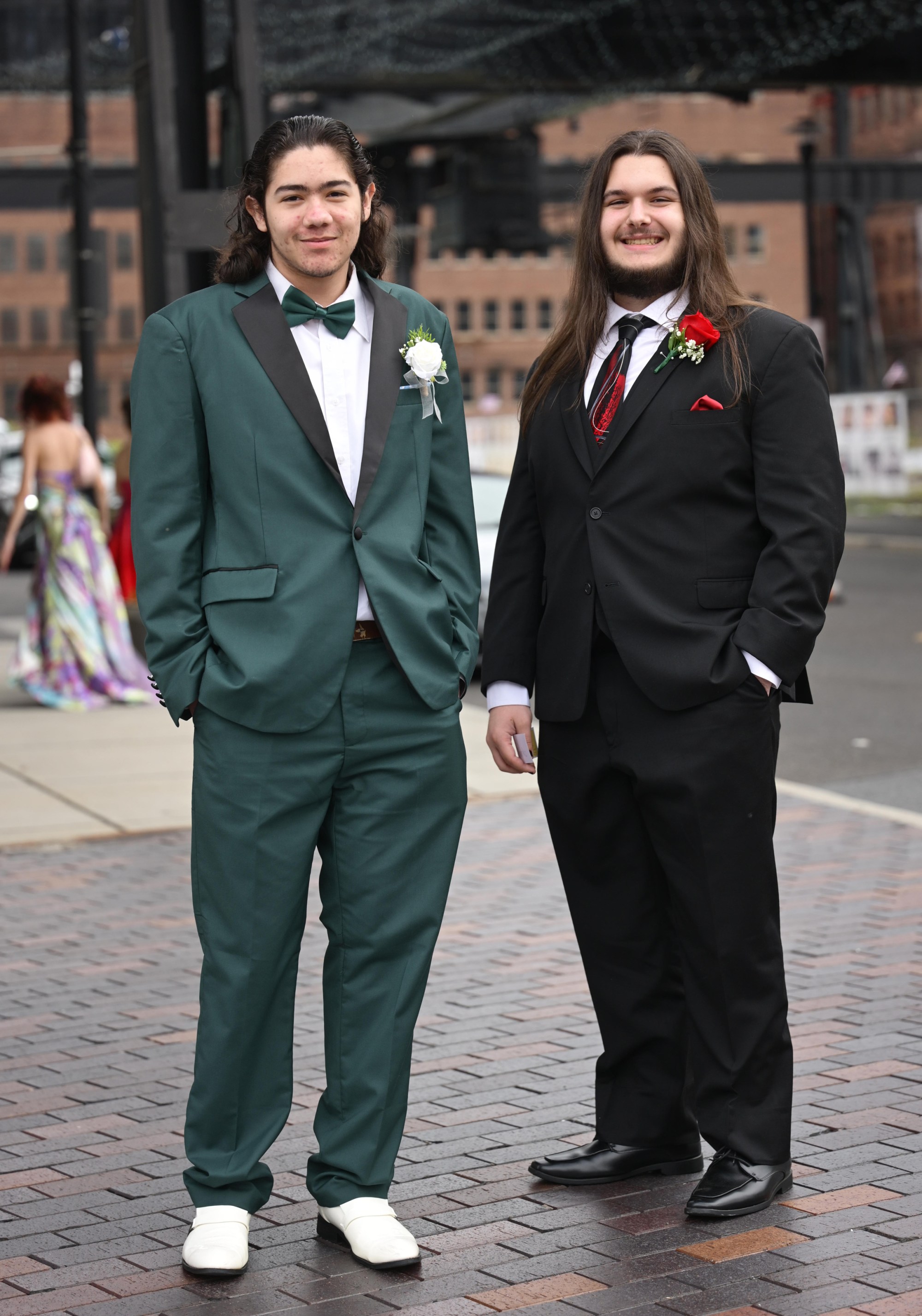 Freedom High School held its 2026 prom Friday, May 22, at SteelStacks in Bethlehem. Students and their guests arrive to the big night. (Monica Cabrera/The Morning Call)