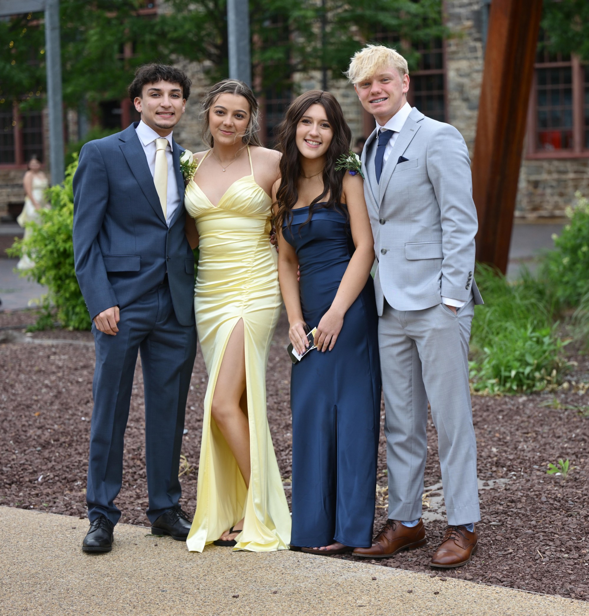 Freedom High School held its 2026 prom Friday, May 22, at SteelStacks in Bethlehem. Students and their guests arrive to the big night. (Monica Cabrera/The Morning Call)