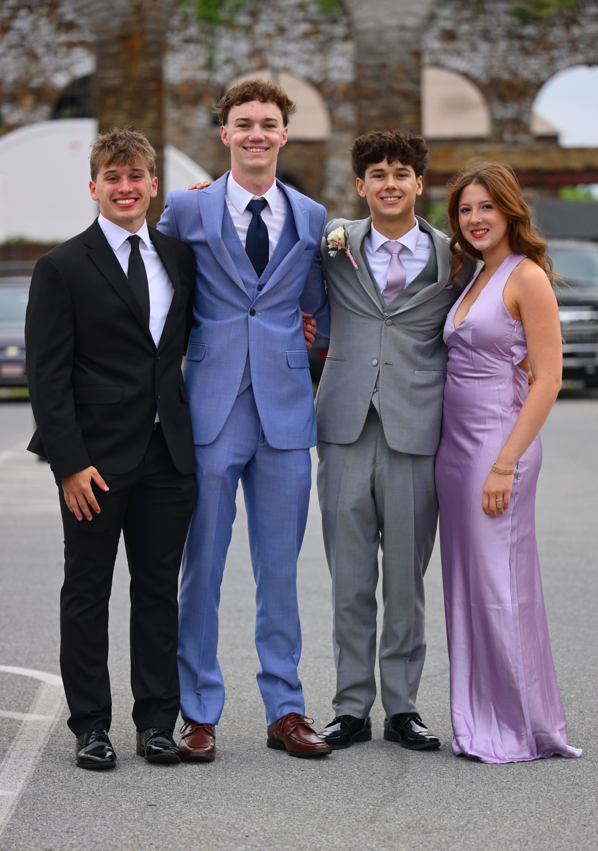 Freedom High School held its 2026 prom Friday, May 22, at SteelStacks in Bethlehem. Students and their guests arrive to the big night. (Monica Cabrera/The Morning Call)