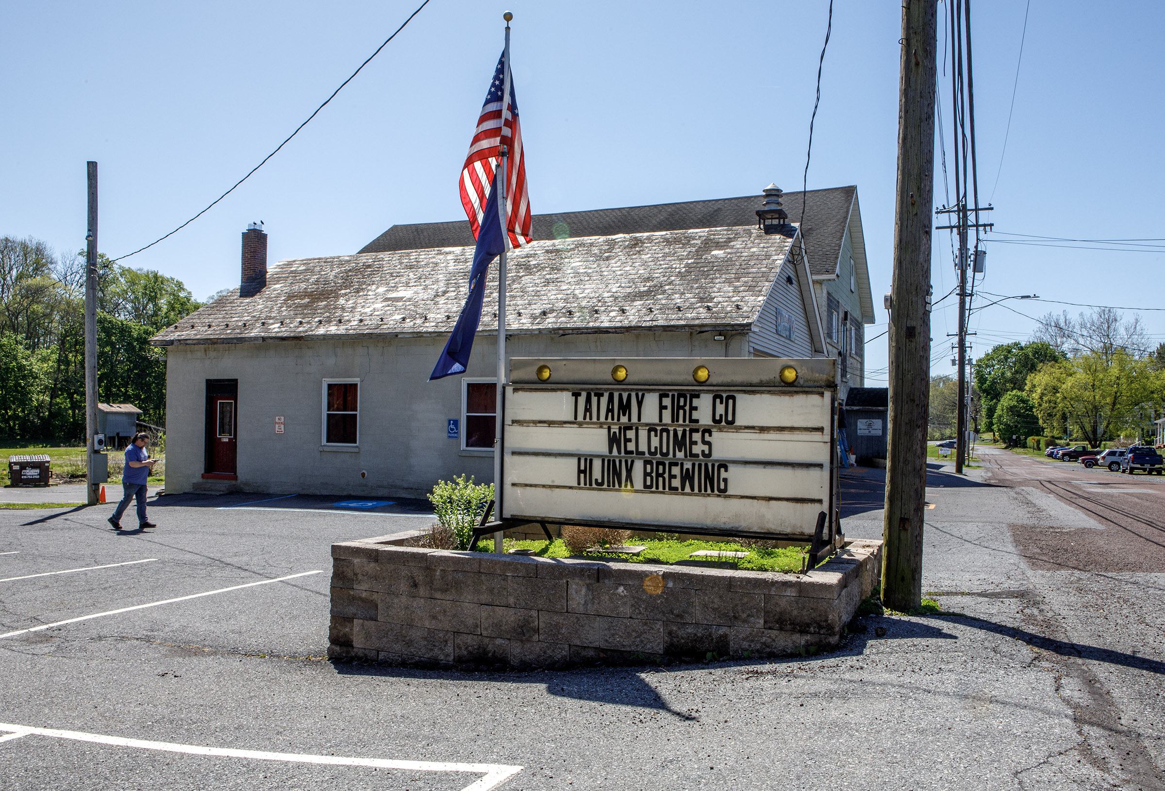 HiJinx Brewing Co. Monday, April 27, 2026, outside the brewery’s...
