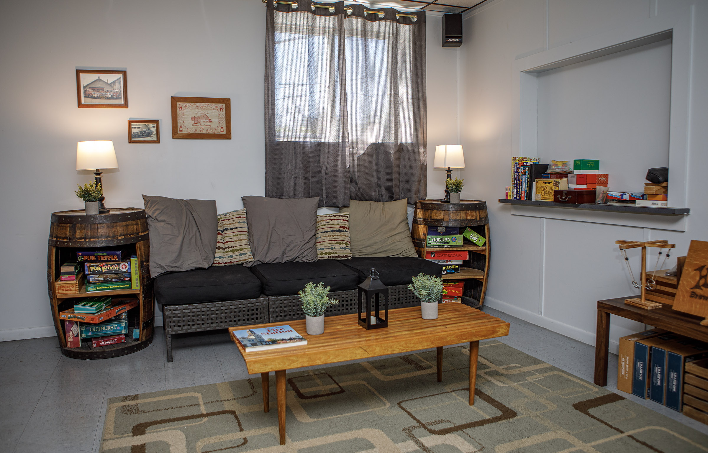 A cozy corner in the HiJinx Brewing Co. Monday, April...