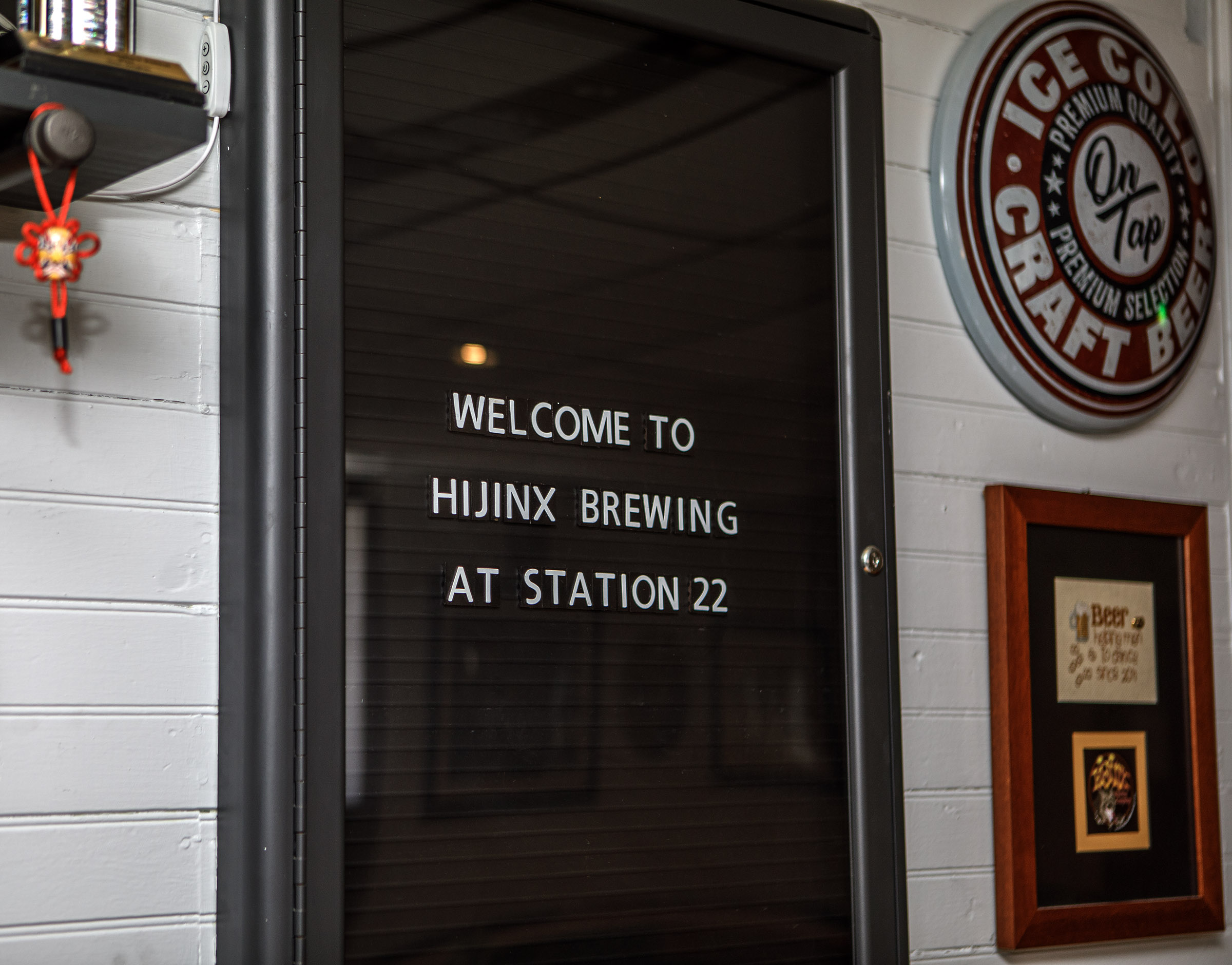 HiJinx Brewing Co. Monday, April 27, 2026, in the brewery’s...