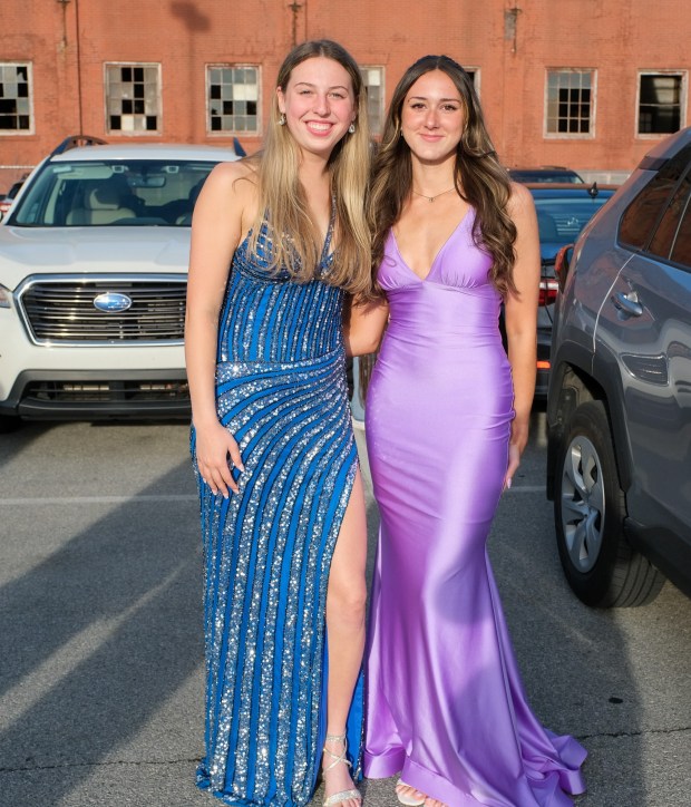 Liberty High School held its prom Friday, May 15, 2026, at SteelStacks in Bethlehem. Students and their guests arrive to the big night. (Sharon Merkel/Special to The Morning Call)