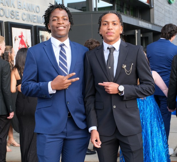 Liberty High School held its prom Friday, May 15, 2026, at SteelStacks in Bethlehem. Students and their guests arrive to the big night. (Sharon Merkel/Special to The Morning Call)