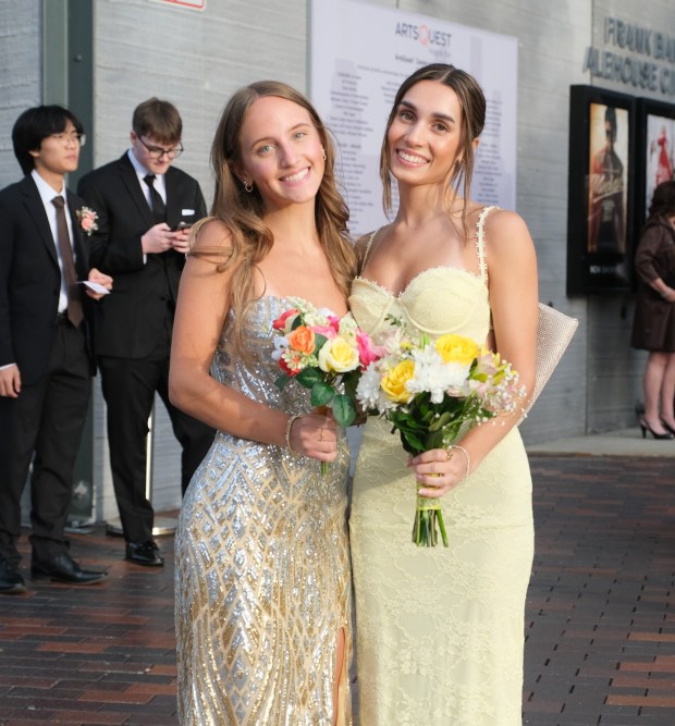 Liberty High School held its prom Friday, May 15, 2026, at SteelStacks in Bethlehem. Students and their guests arrive to the big night. (Sharon Merkel/Special to The Morning Call)