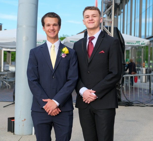 Liberty High School held its prom Friday, May 15, 2026, at SteelStacks in Bethlehem. Students and their guests arrive to the big night. (Sharon Merkel/Special to The Morning Call)
