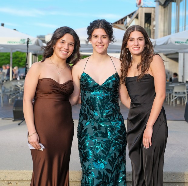 Liberty High School held its prom Friday, May 15, 2026, at SteelStacks in Bethlehem. Students and their guests arrive to the big night. (Sharon Merkel/Special to The Morning Call)