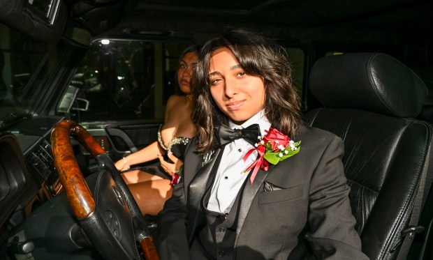 Lincoln Leadership Academy held its prom Thursday, April 30, 2026, at Blue Grillhouse in Bethlehem Township. Students and their guests arrive to the big night. (April Gamiz/The Morning Call)