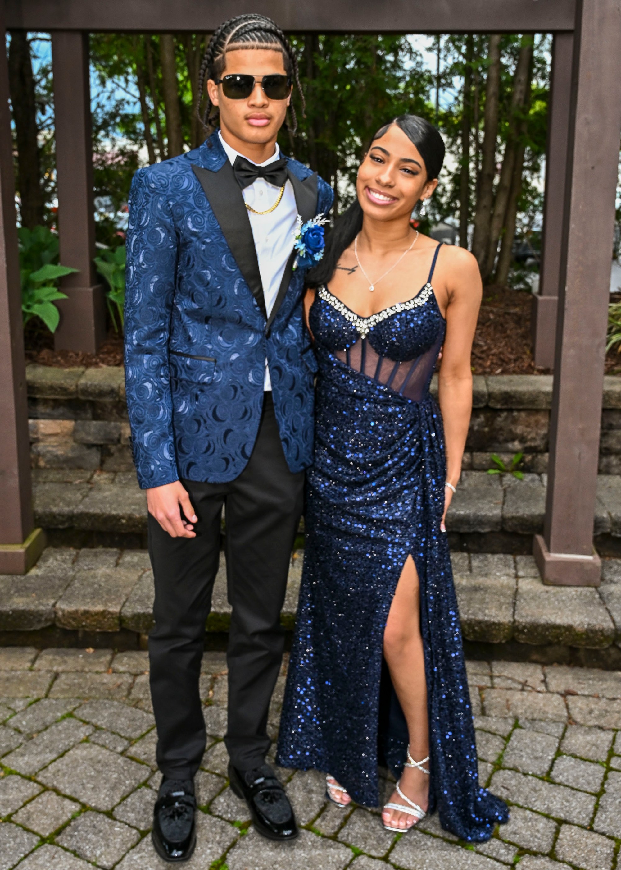 Lincoln Leadership Academy held its prom Thursday, April 30, 2026, at Blue Grillhouse in Bethlehem Township. Students and their guests arrive to the big night. (April Gamiz/The Morning Call)