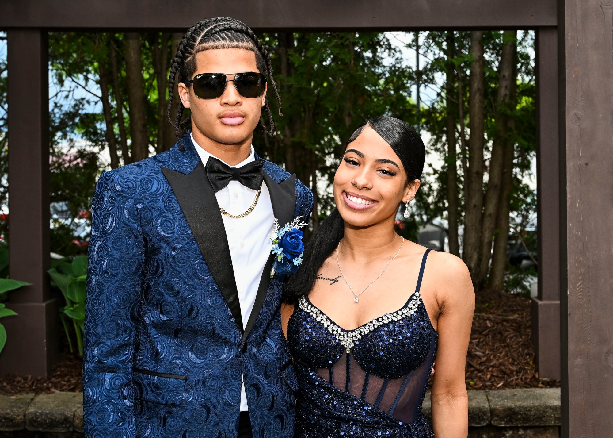 Lincoln Leadership Academy held its prom Thursday, April 30, 2026, at Blue Grillhouse in Bethlehem Township. Students and their guests arrive to the big night. (April Gamiz/The Morning Call)